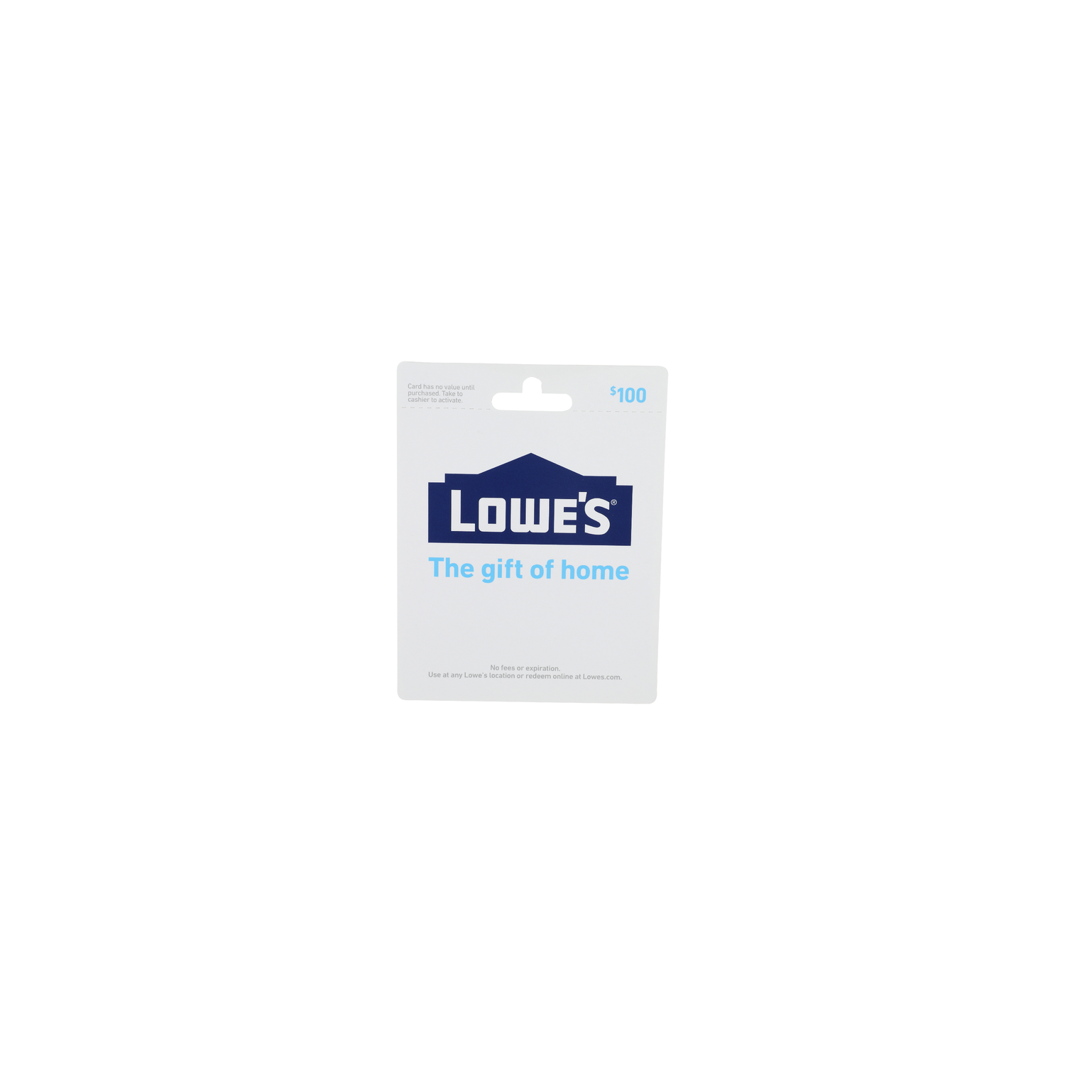 Lowes $100 Lowe's - 1 Each Image 1 of 2