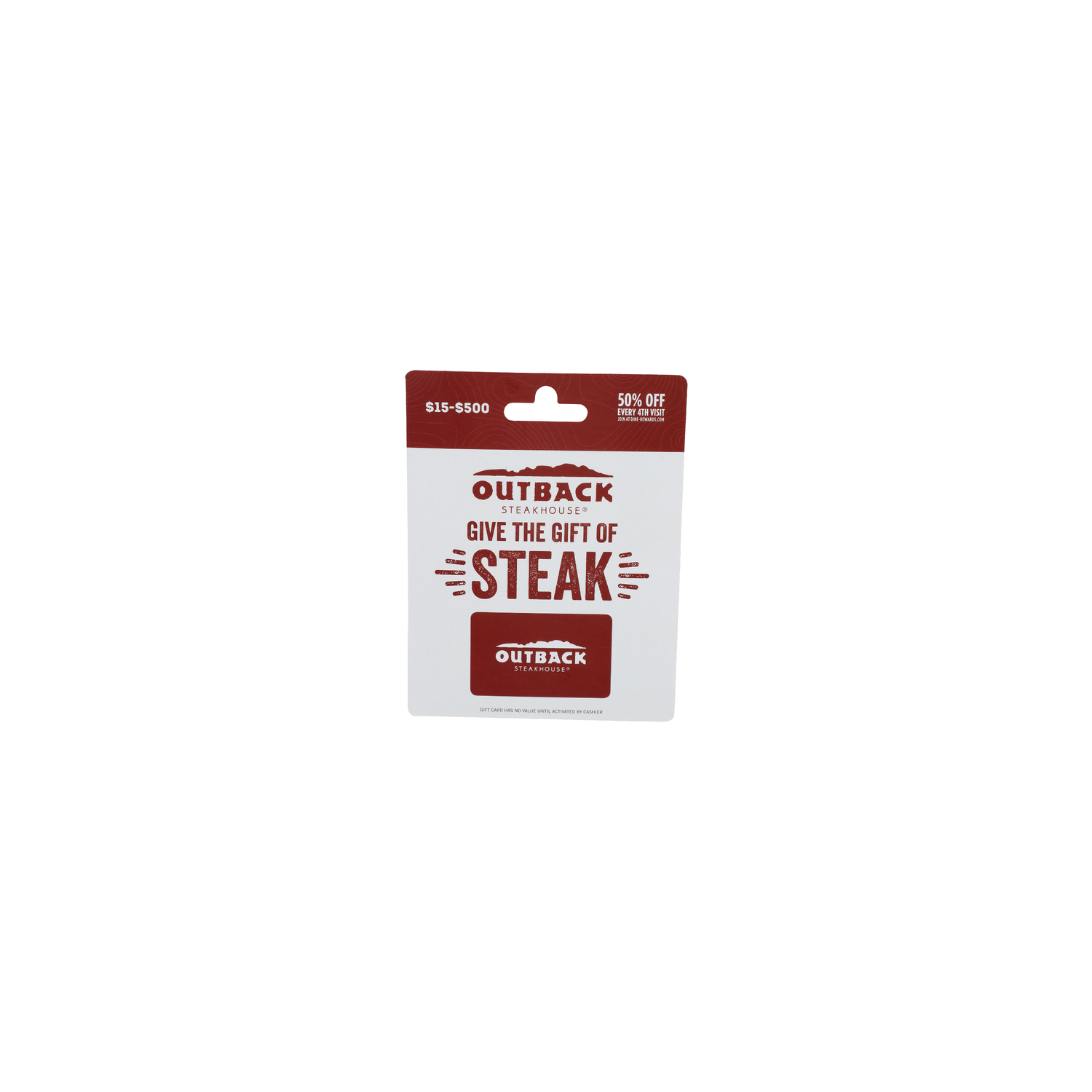 OUTBACK $15-$500 Gift Card - 1 Each Image 1 of 2