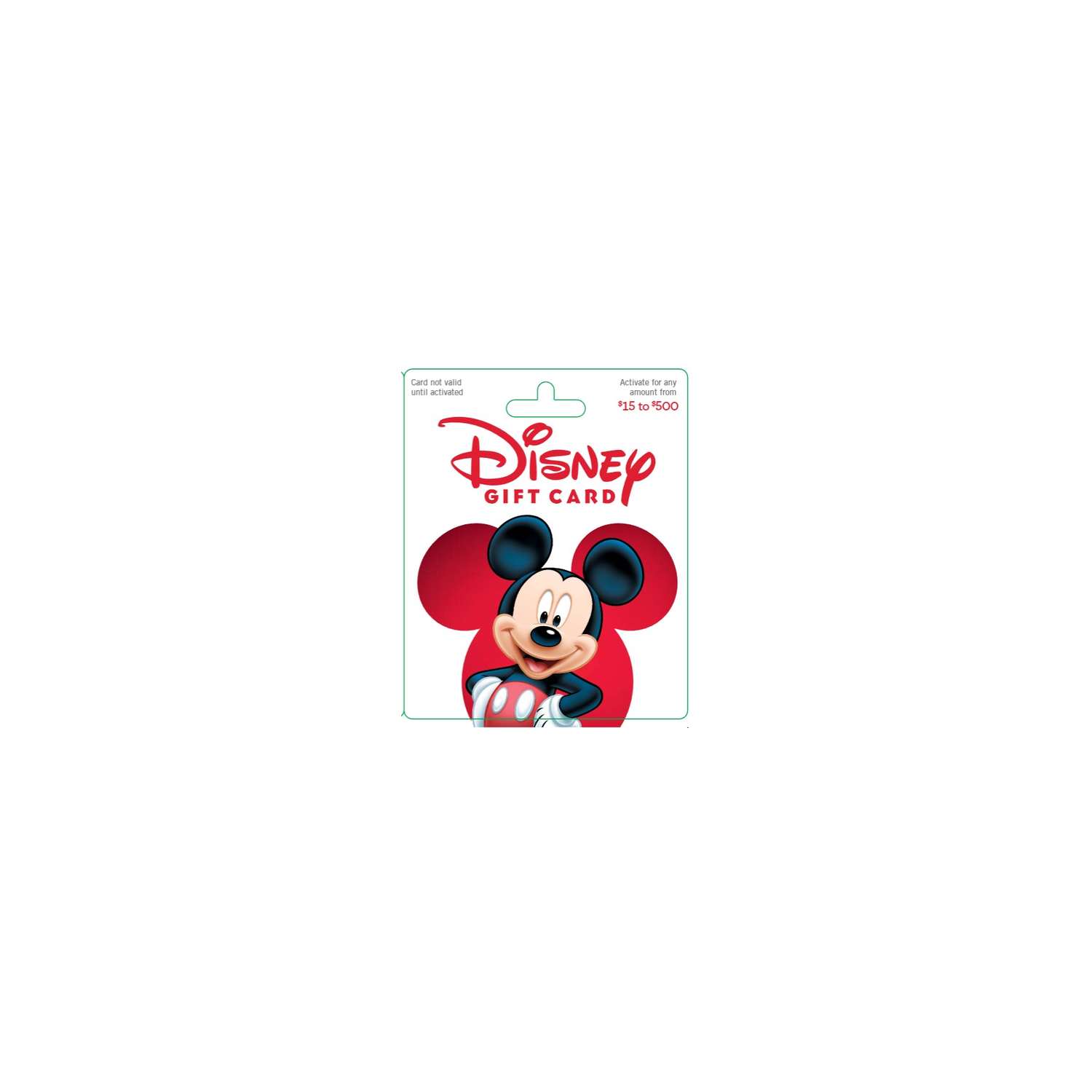 Disney $15-$500 Gift Card - 1 Each