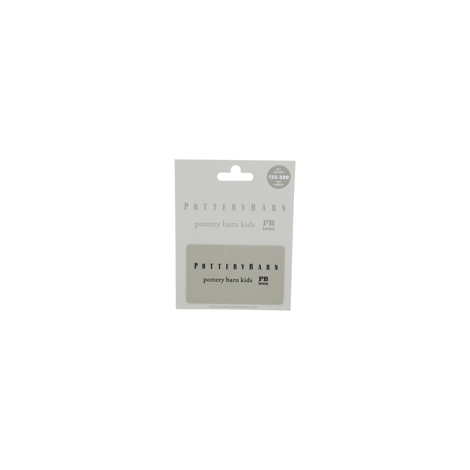 Pottery Barn $25-$500 Gift Card - 1 Each Image 1 of 2