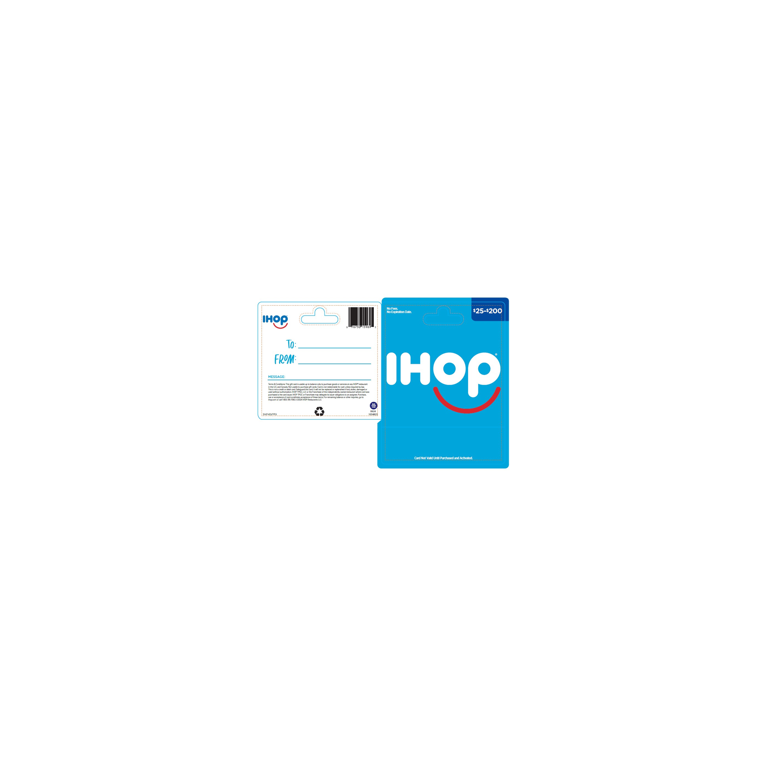 IHOP $25 - $200 Gift Card - 1 Each