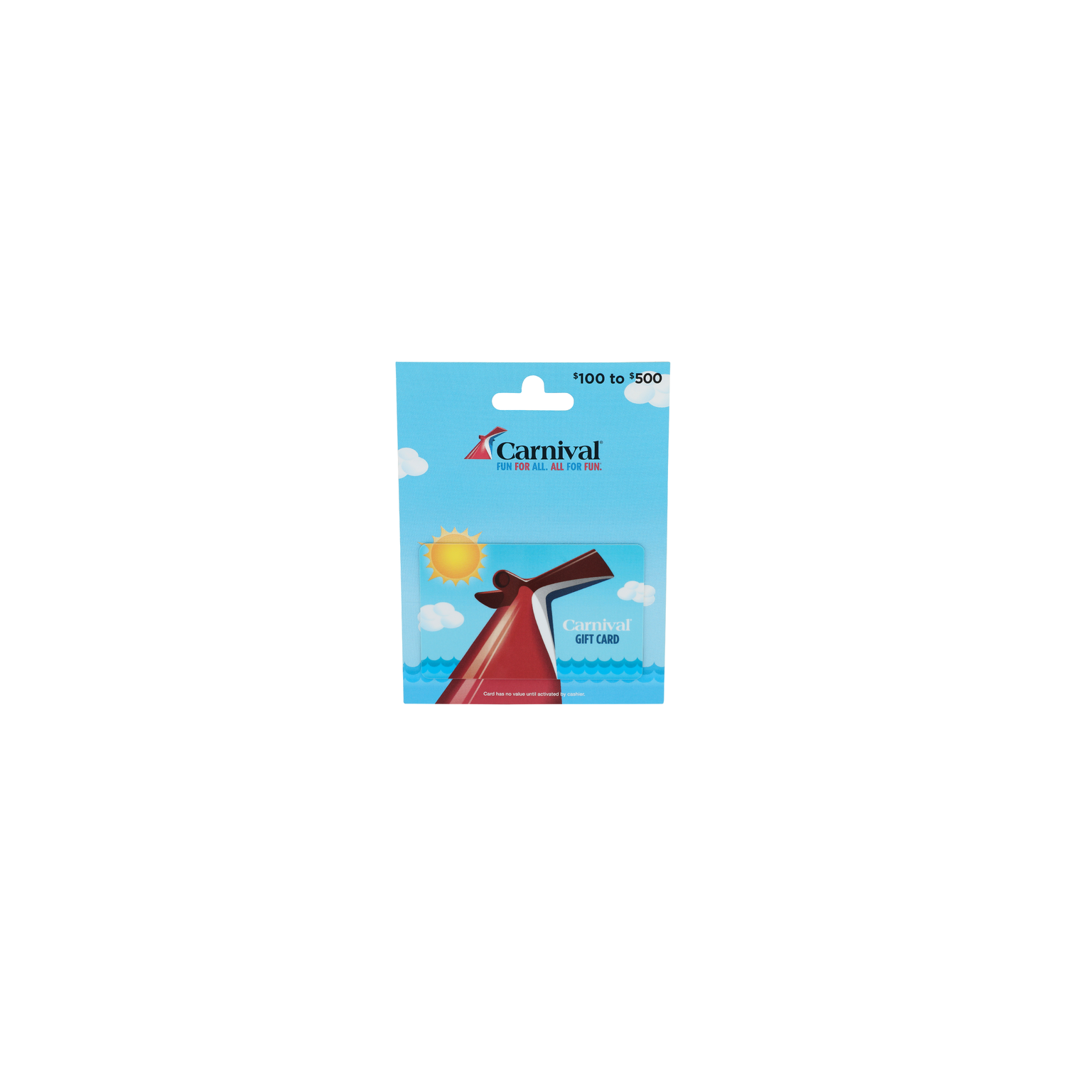 Carnival Cruise Lines $100-$500 Gift Card - 1 Each Image 1 of 2