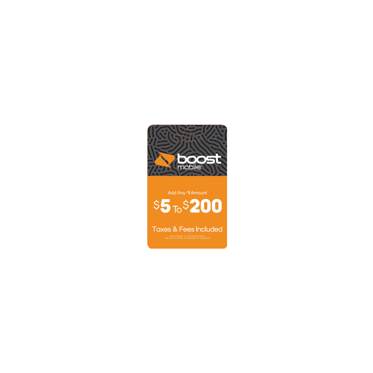 boost mobile $5-$200 Prepaid Phone Card - 1 Each