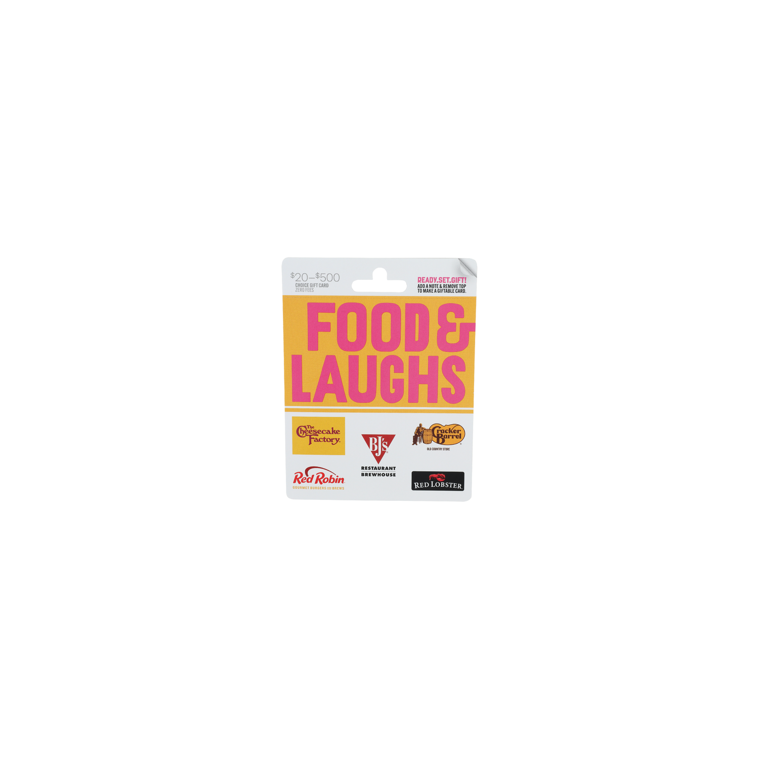Food & Laughs Multibrand $25-$500 Gift Card - 1 Each Image 1 of 2
