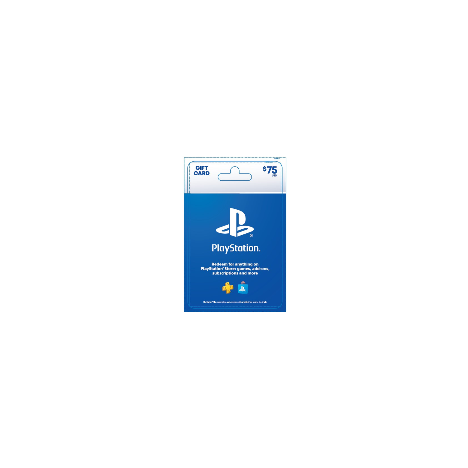 Sony Computer Entertainment America $75 Playstation - 1 Each