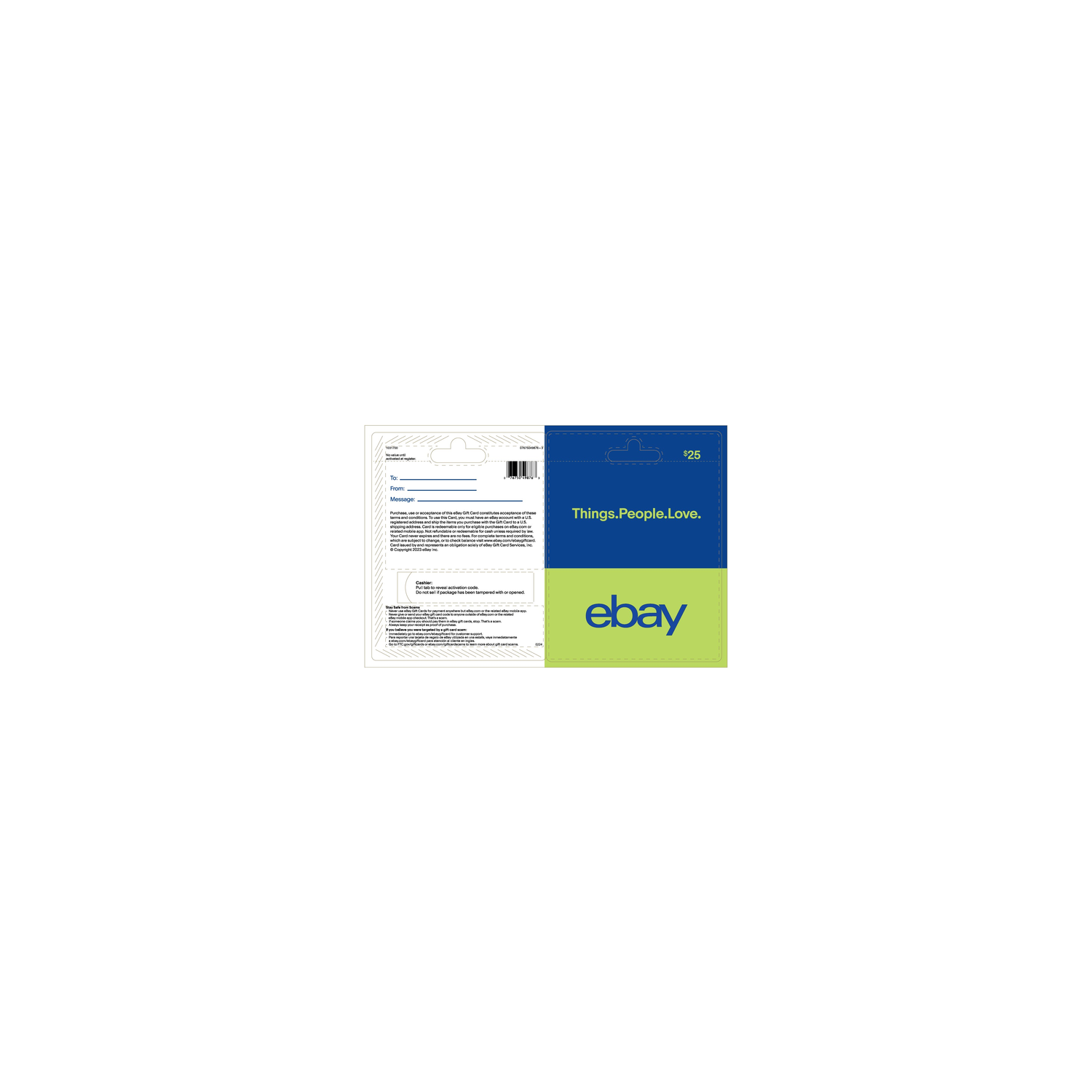 ebay Gift Card - 1 Each