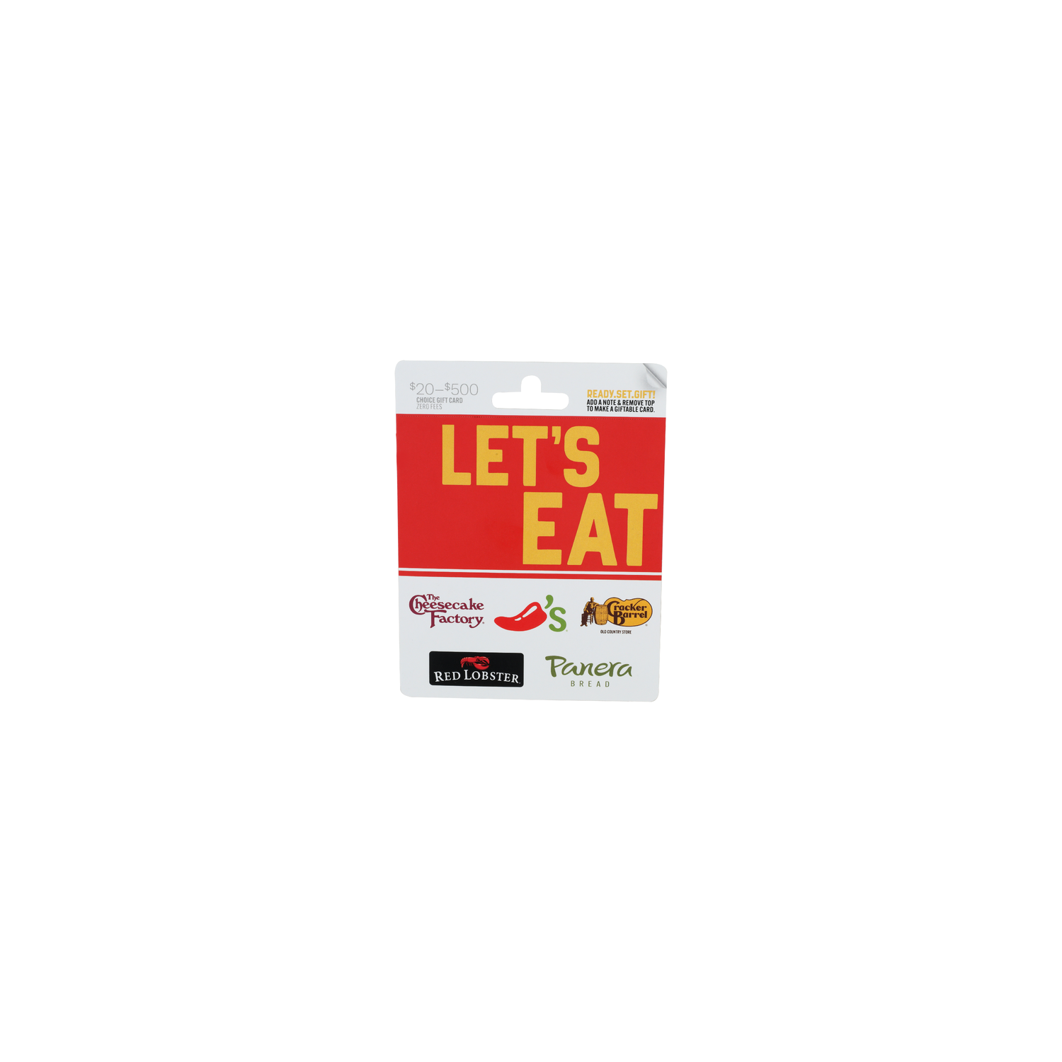 Original Content Private Label Let's Eat Gift Card - 1 Each Image 1 of 2