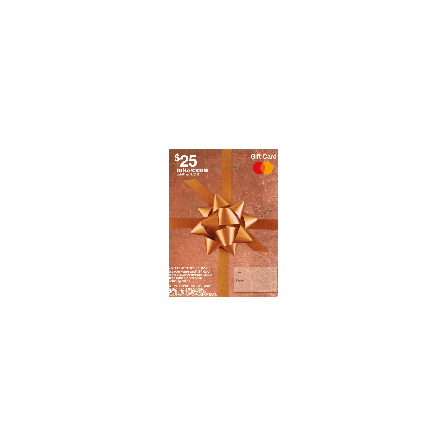 Mastercard Keystone Gift $25 Meta Plus - 1 Each