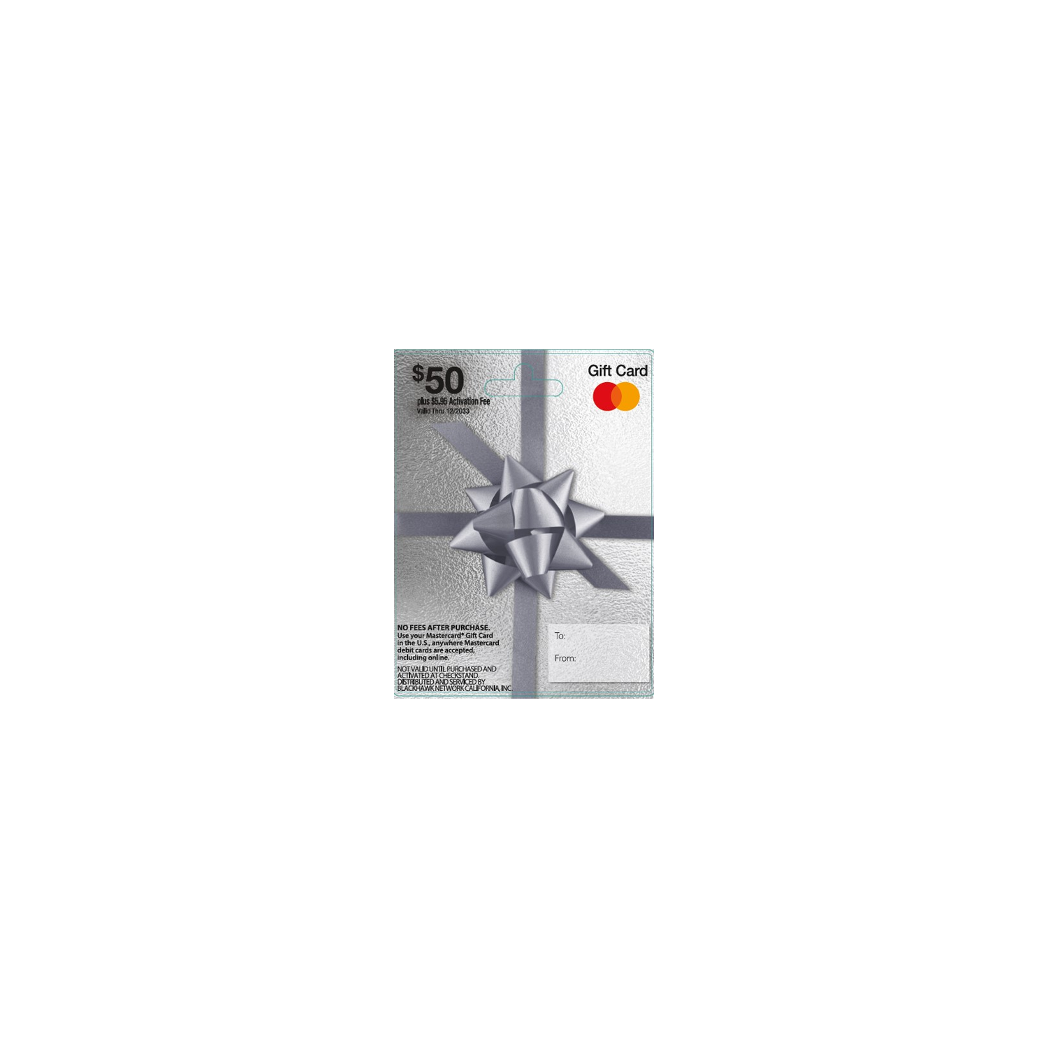 Mastercard Keystone Gift $50 Meta Plus - 1 Each