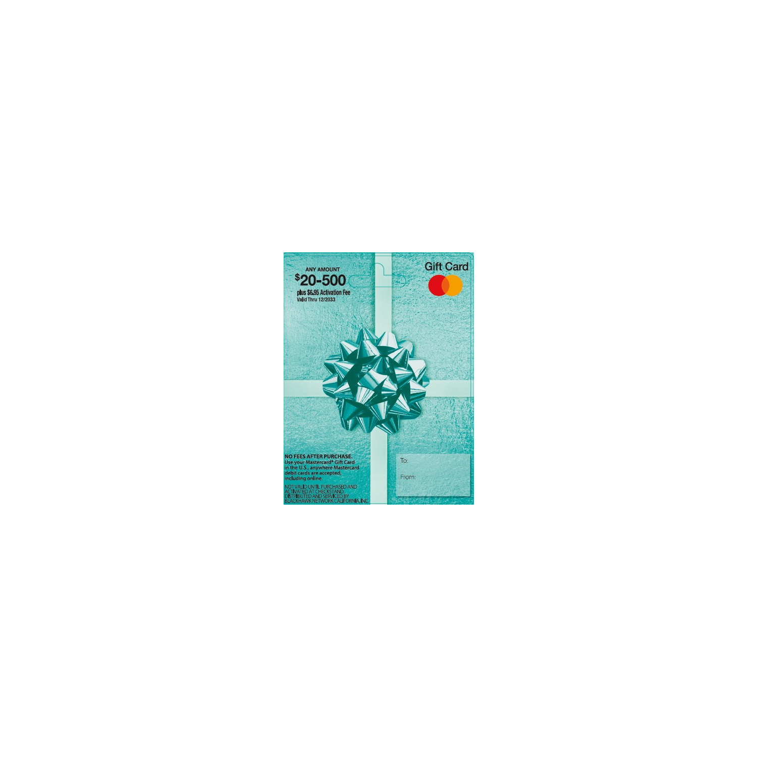Mastercard Keystone Gift $20-500 Meta Plus - 1 Each