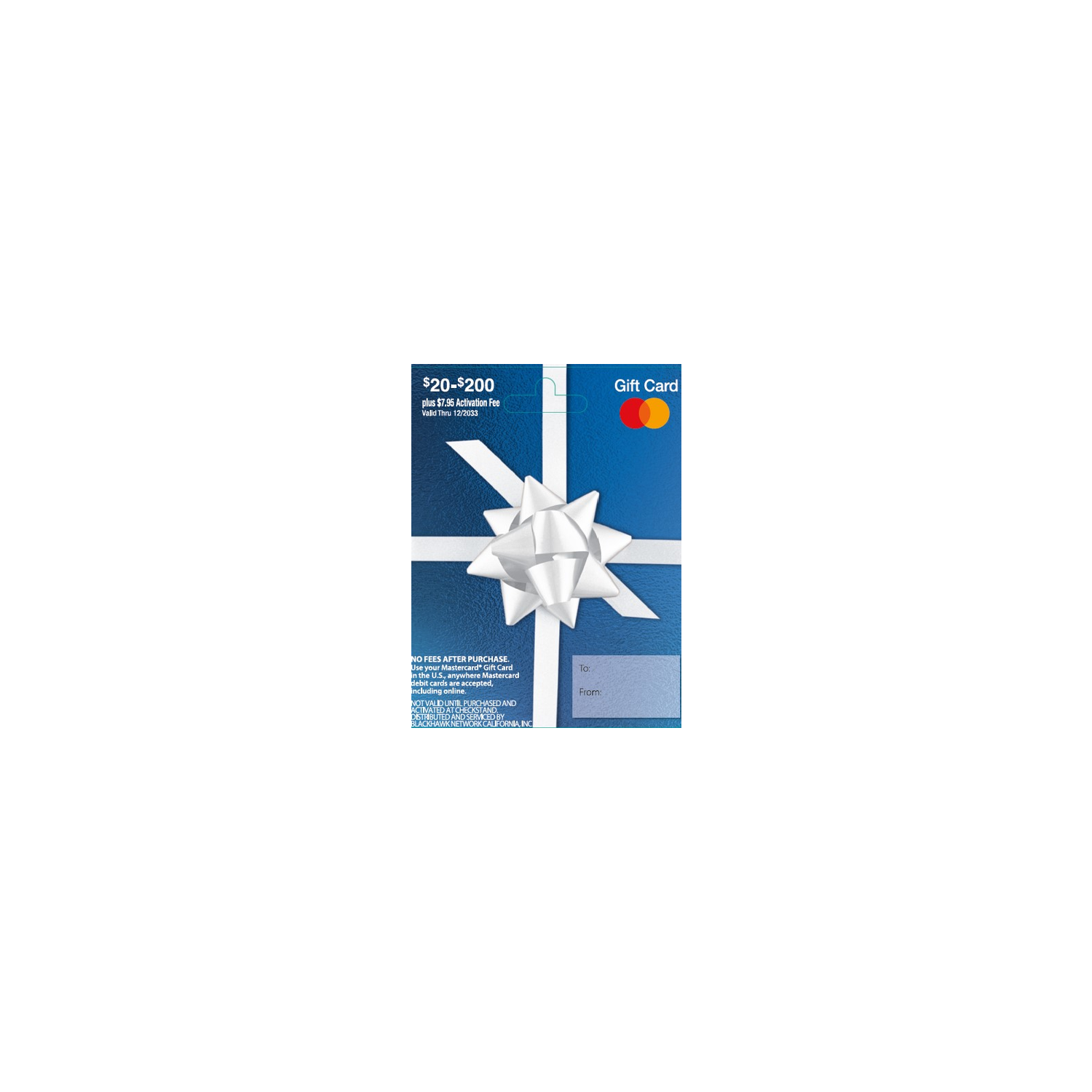 Mastercard Keystone Gift $20-200 Meta Plus - 1 Each