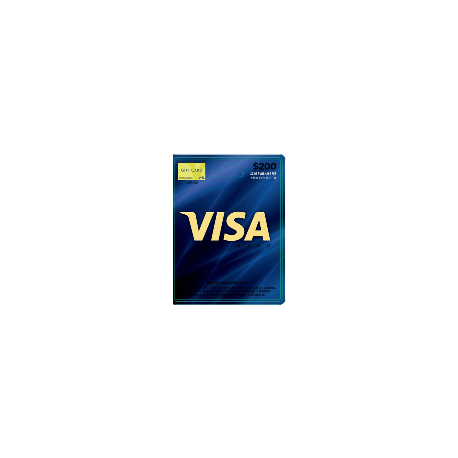 Visa Gift Bliss $200 Card Meta - 1 Each