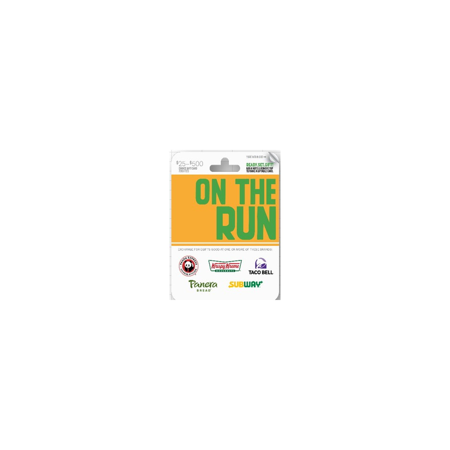 Original Content Swap $25-500 On The Run Gift Card - 1 Each