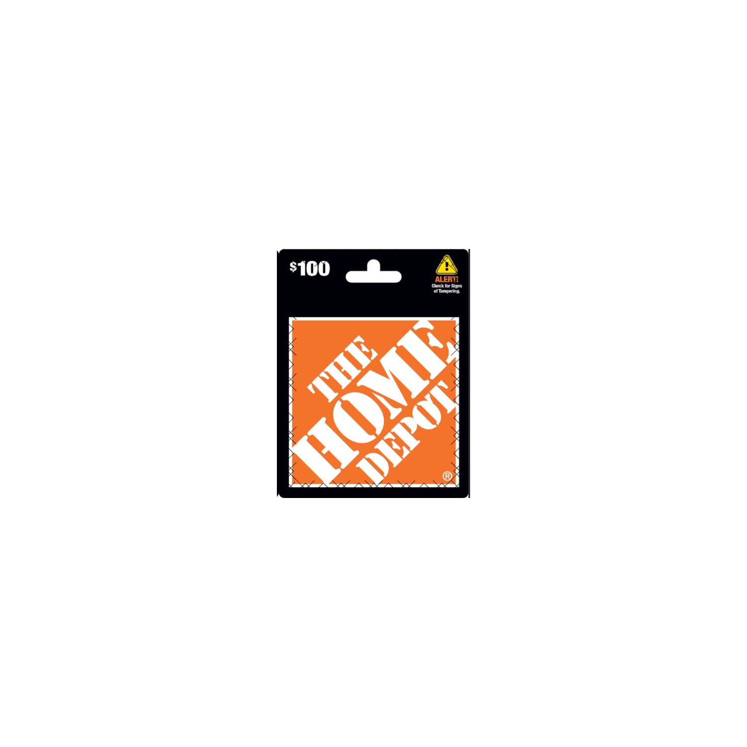 Home Depot $100 - 1 Each