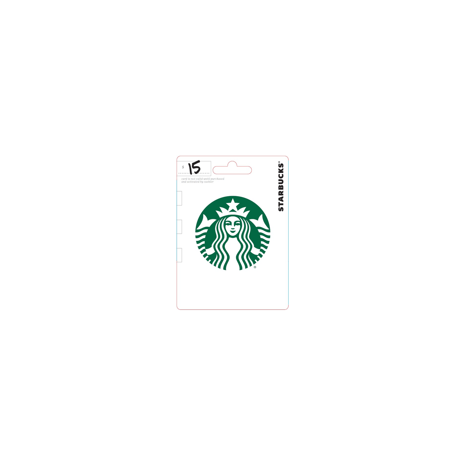 Starbucks $15 - 1 Each