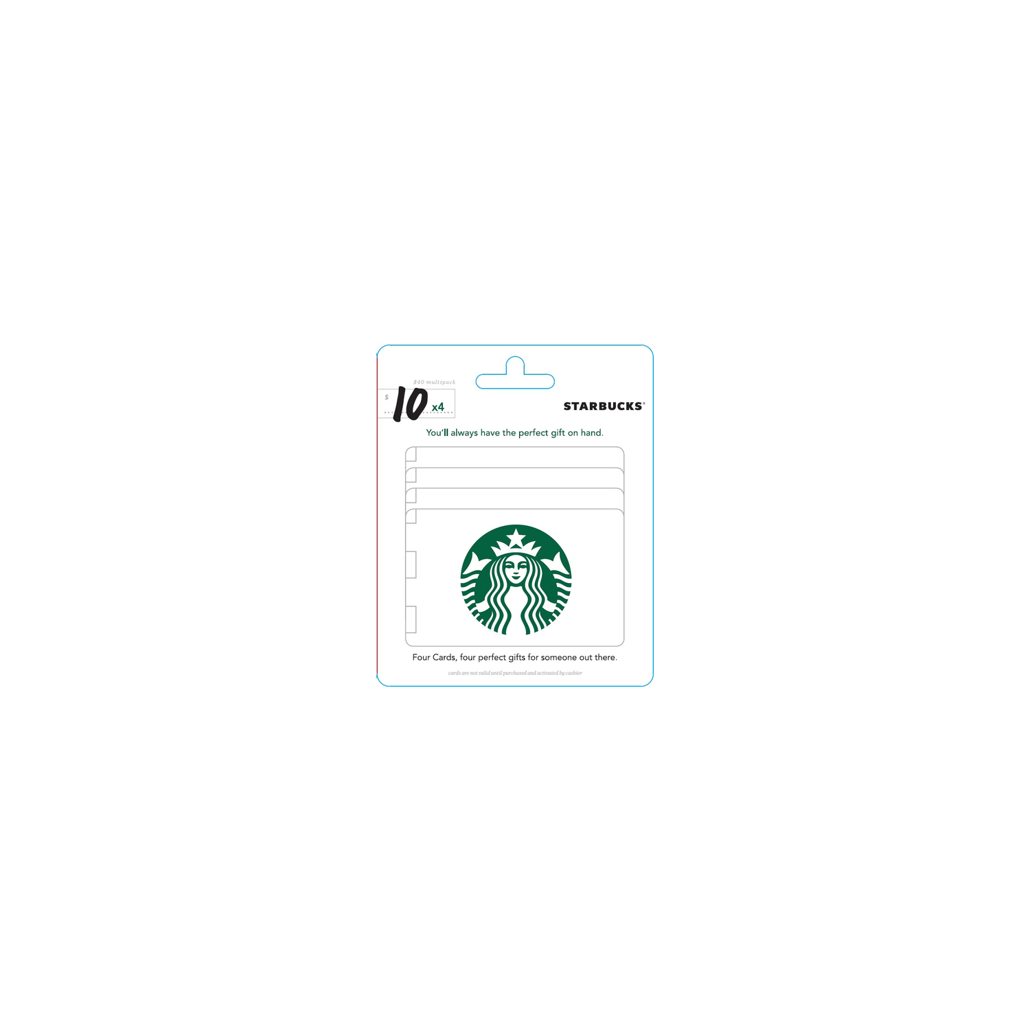 Starbucks $40 - 1 Each