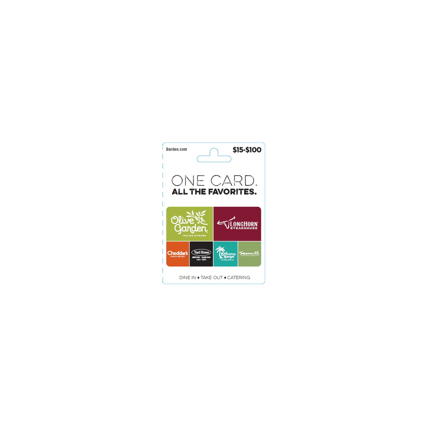 Darden Restaurants $15-$100 Gift Card - 1 Each