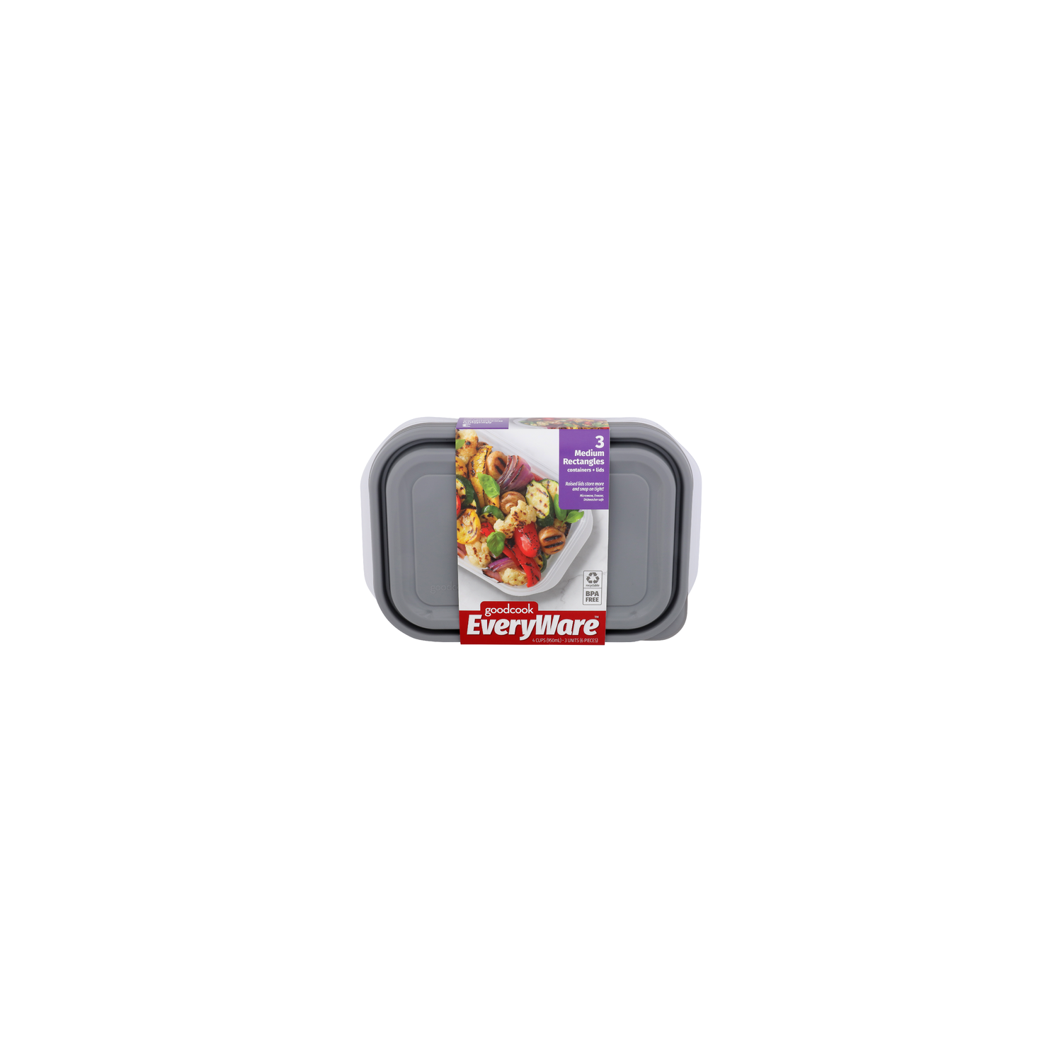 Goodcook Everyware Medium Rectangles - 3 Count Image 1 of 2