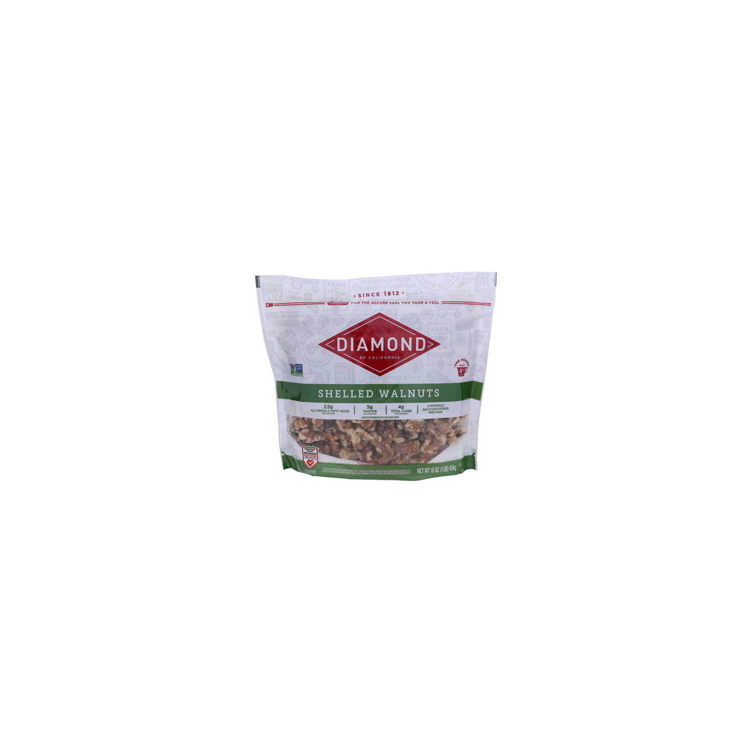Diamond Of California Shelled Walnuts - 16 Ounce Image 1 of 4