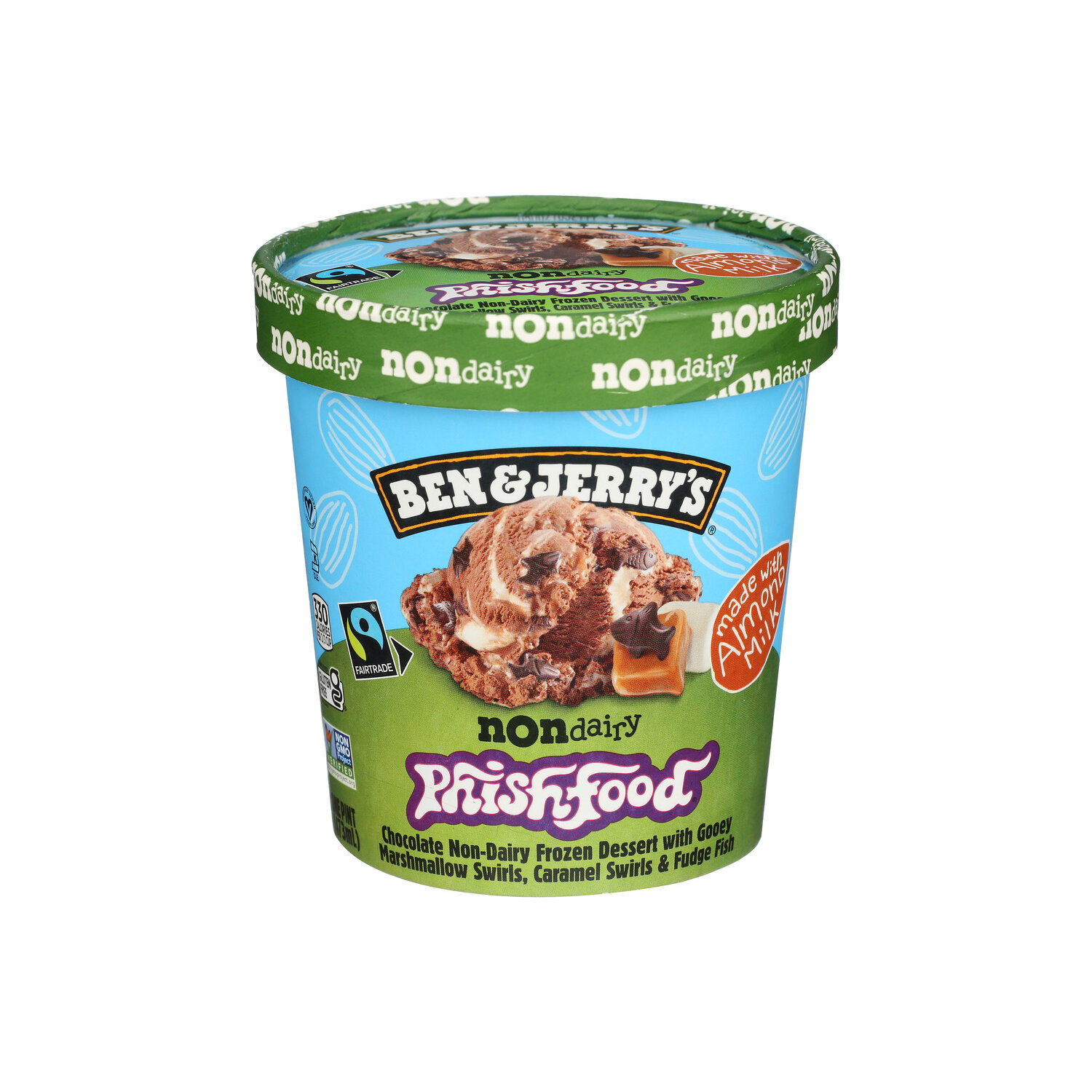 BEN & JERRY's Phishfood Non-Dairy Ice Cream - 1 Pint Image 1 of 4