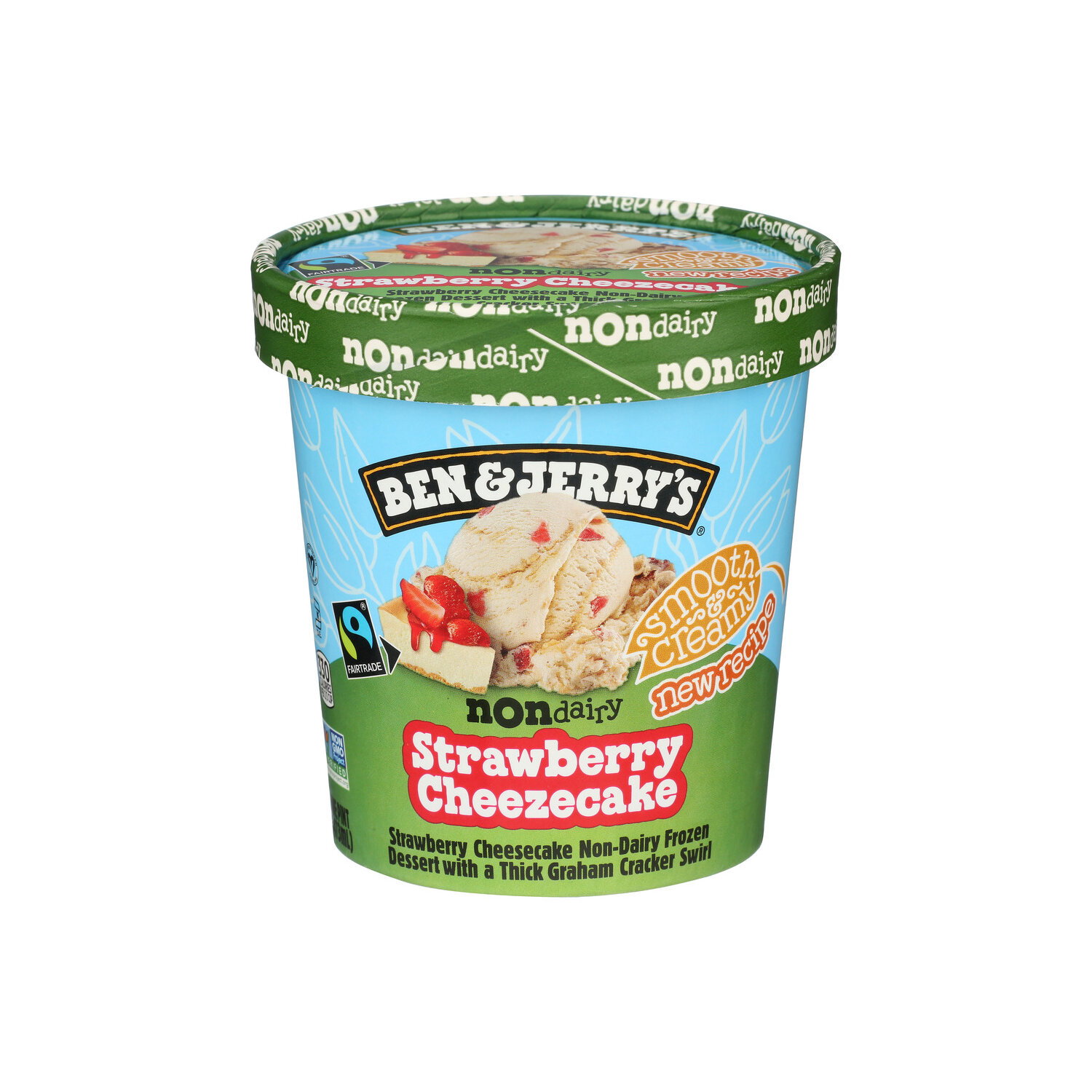 BEN & JERRY's Non Dairy Strawberry Cheesecake - 1 Pint - Super 1 Foods