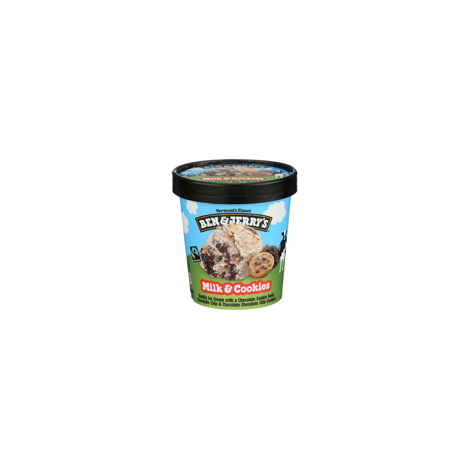 BEN & JERRY's Milk & Cookies Ice Cream And - 1 Pint Image 1 of 4