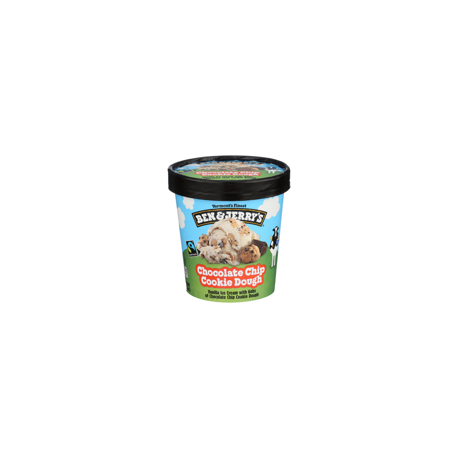 BEN & JERRY's Chocolate Chip Cookie Dough Ice Cream - 1 Pint Image 1 of 4