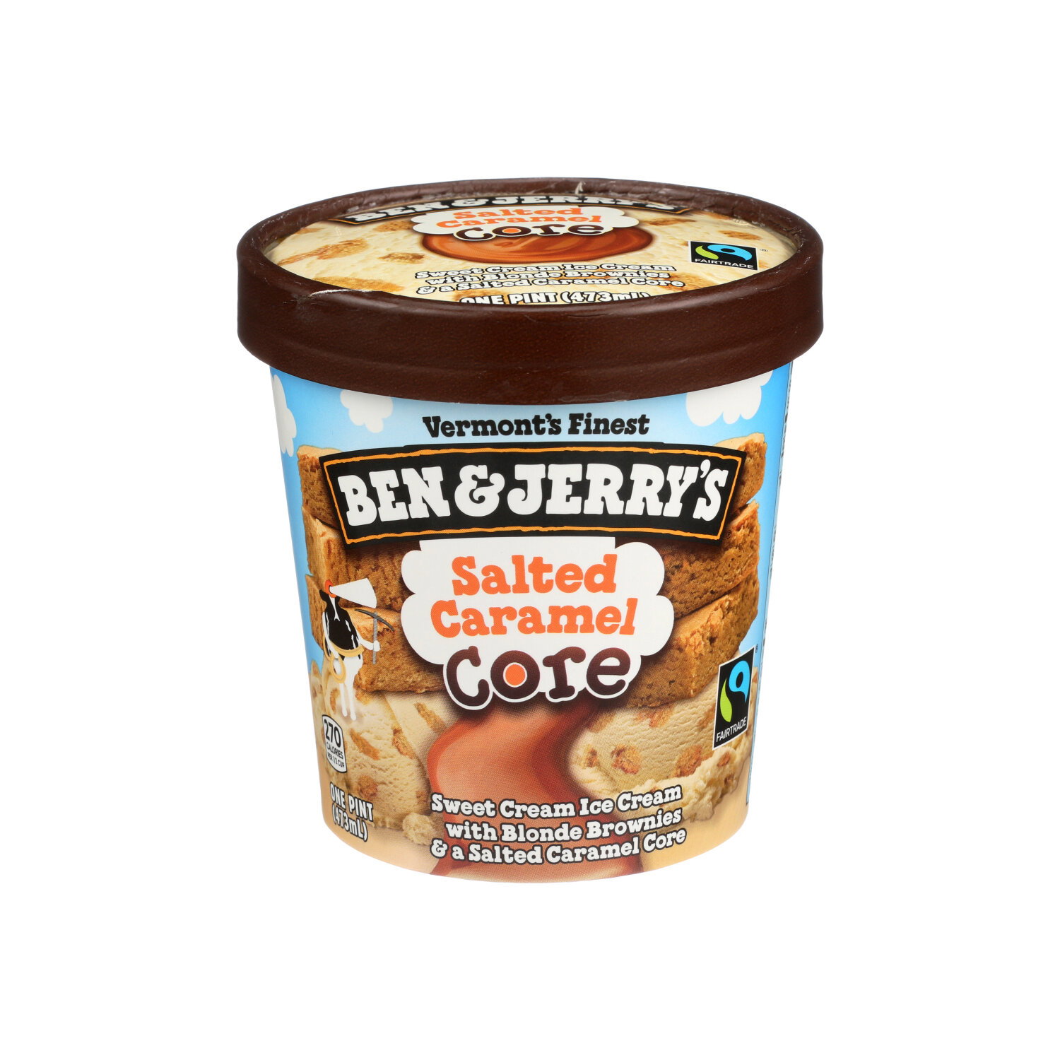 BEN & JERRY's Ice Cream Salted Caramel Core - 1 Pint Image 1 of 2