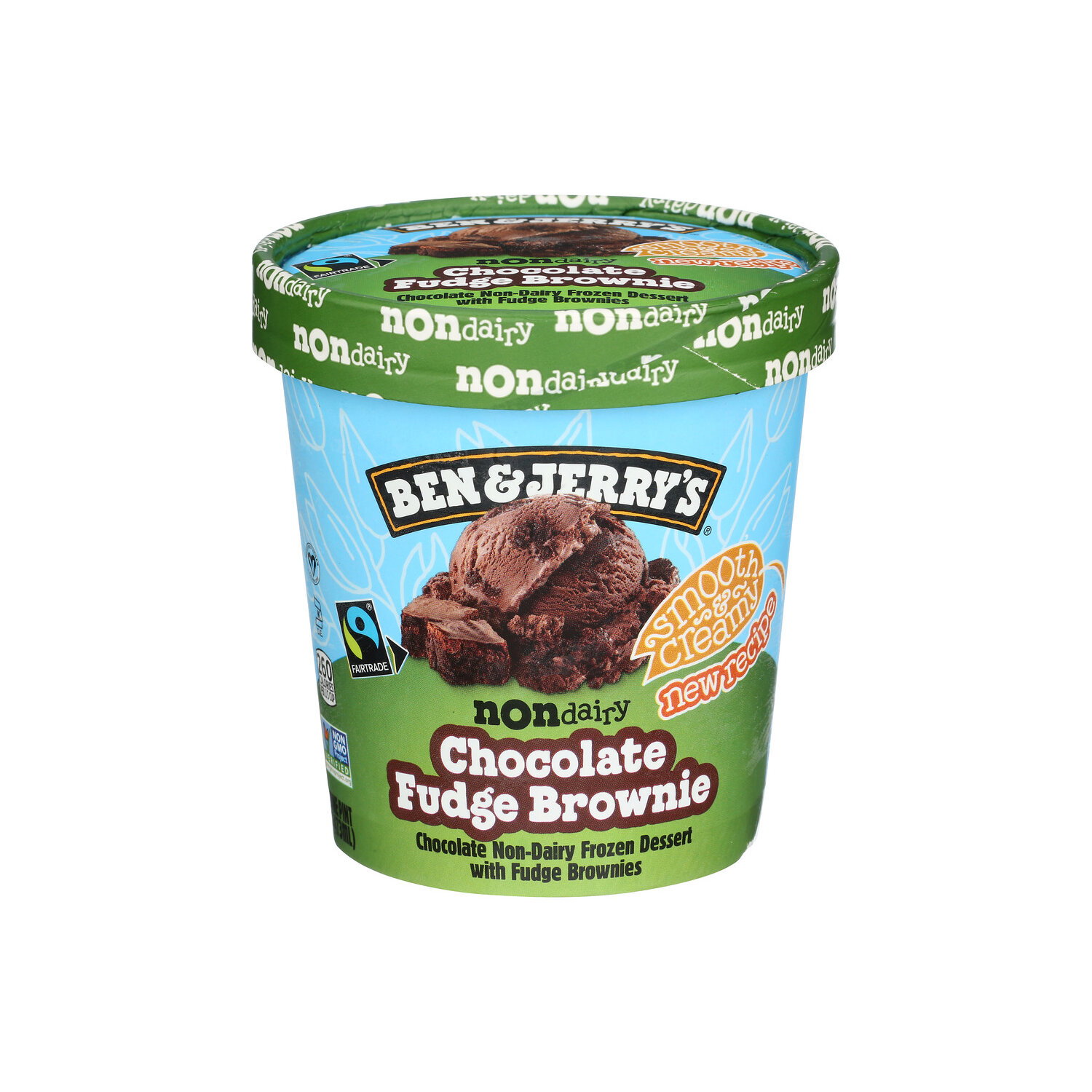 BEN & JERRY's Chocolate Frozen Non Dairy Dessert Fudge Brownie - 1 Pint Image 1 of 4