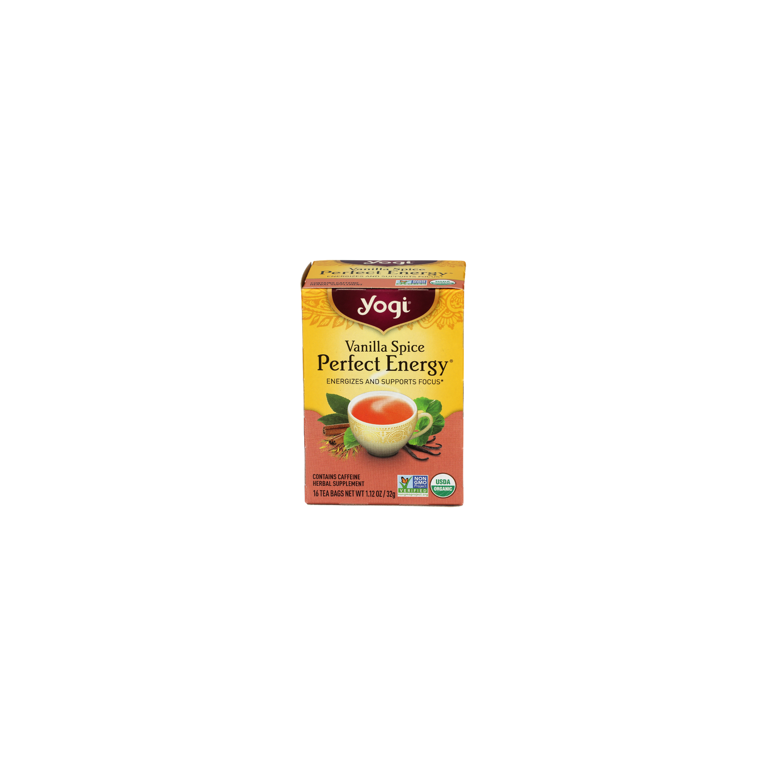 Yogitea Spiced Vanilla Tea Bags Spice Perfect Energy - 0.07 Ounce - 16 Count Image 1 of 2
