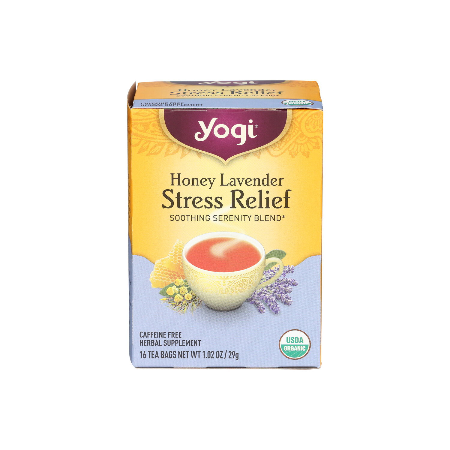Yogi Honey Lavender Tea Bags - 0.064 Ounce - 16 Count Image 1 of 2