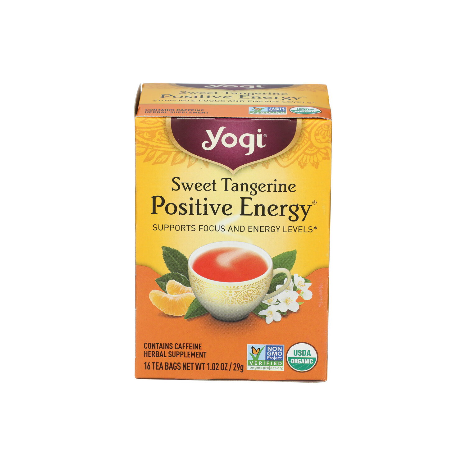 Yogi Tangerine Sweet - 0.064 Ounce - 16 Count Image 1 of 2