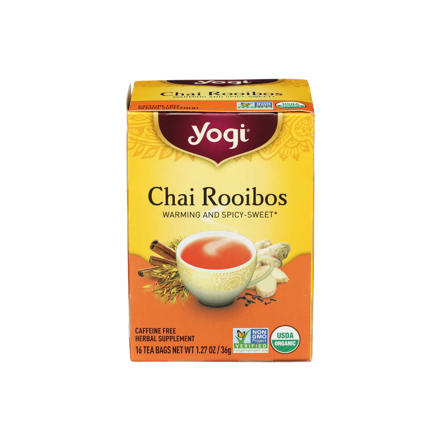 Yogi Chai Rooibos Tea Bags - 0.079 Ounce - 16 Count Image 1 of 3