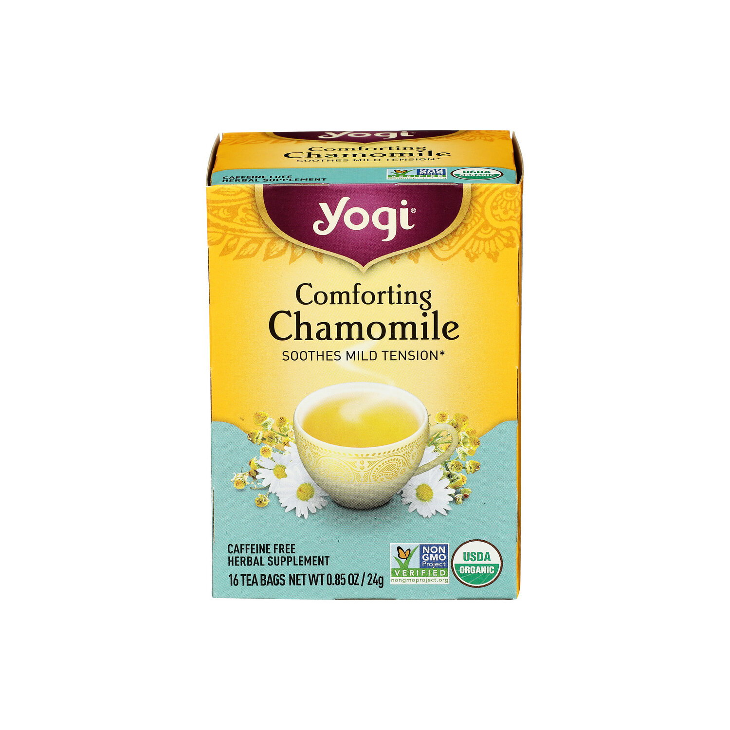 Yogi Comforting Chamomile Tea - 0.053 Ounce - 16 Count Image 1 of 2