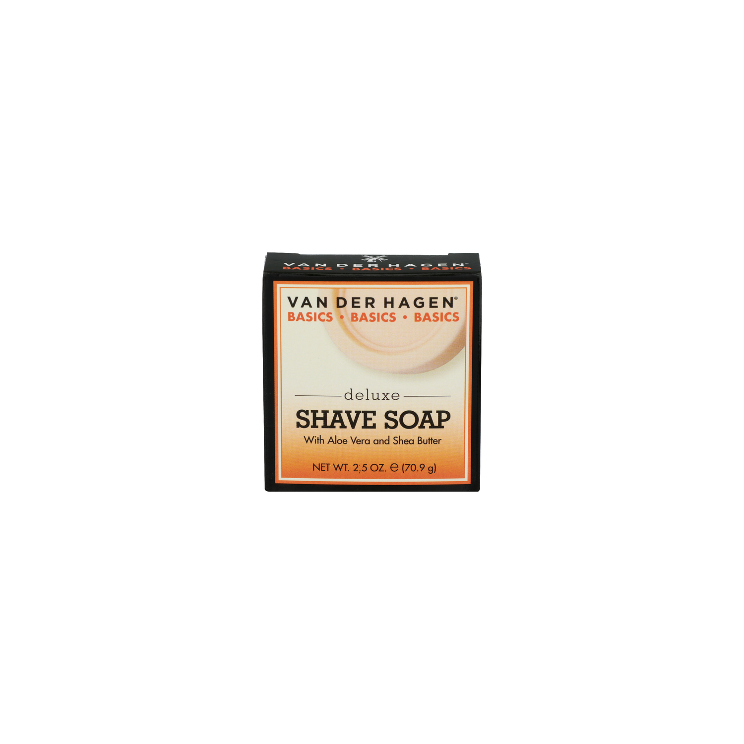 Van Der Hagen With Aloe Vera And Shea Butter Deluxe Shave Soap - 2.5 Ounce Image 1 of 3