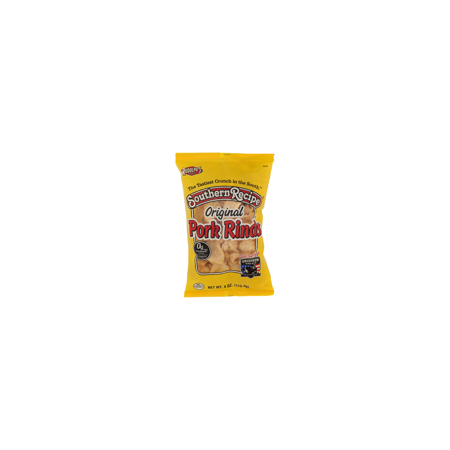 RUDOLPH's Southern Recipe Original Pork Rinds - 4 Ounce Image 1 of 4