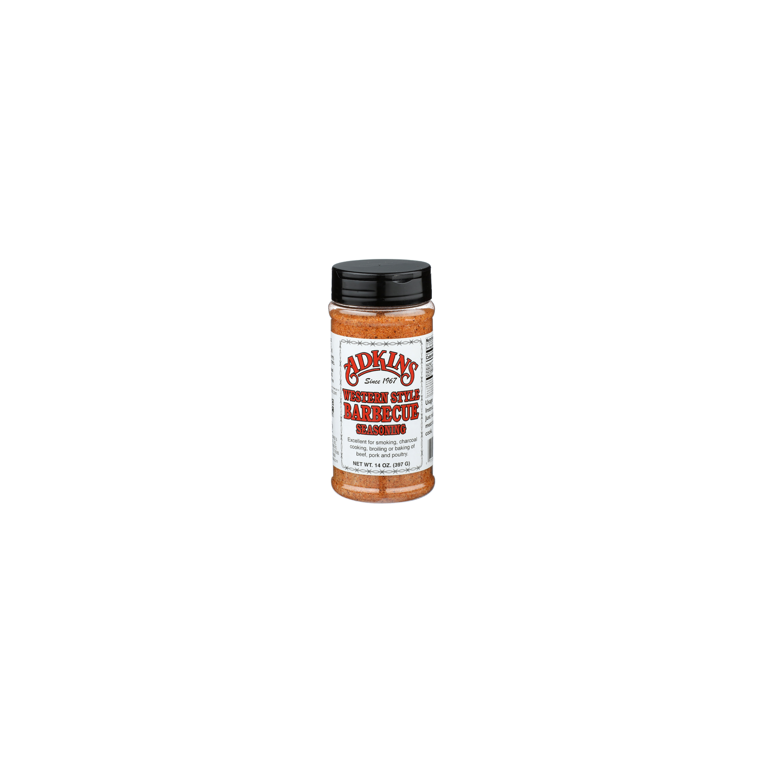 Adkins Western Style Barbecue Seasoning - 14 Ounce Image 1 of 4