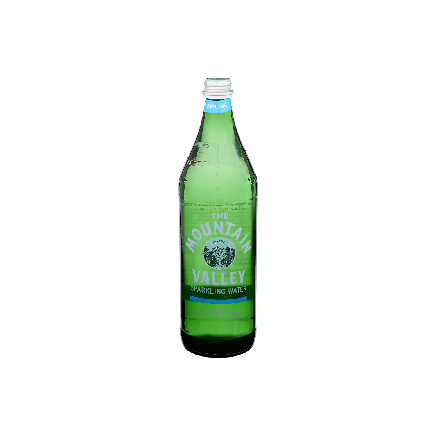 The Mountain Valley Sparkling Water Bottled - 33.8 Fluid Ounce Image 1 of 3