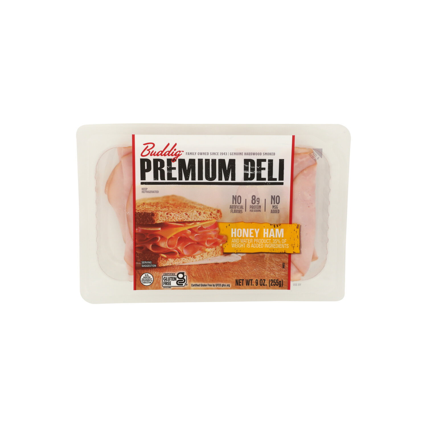 Carl Buddig Premium Deli Honey Ham - 9 Ounce Image 1 of 4