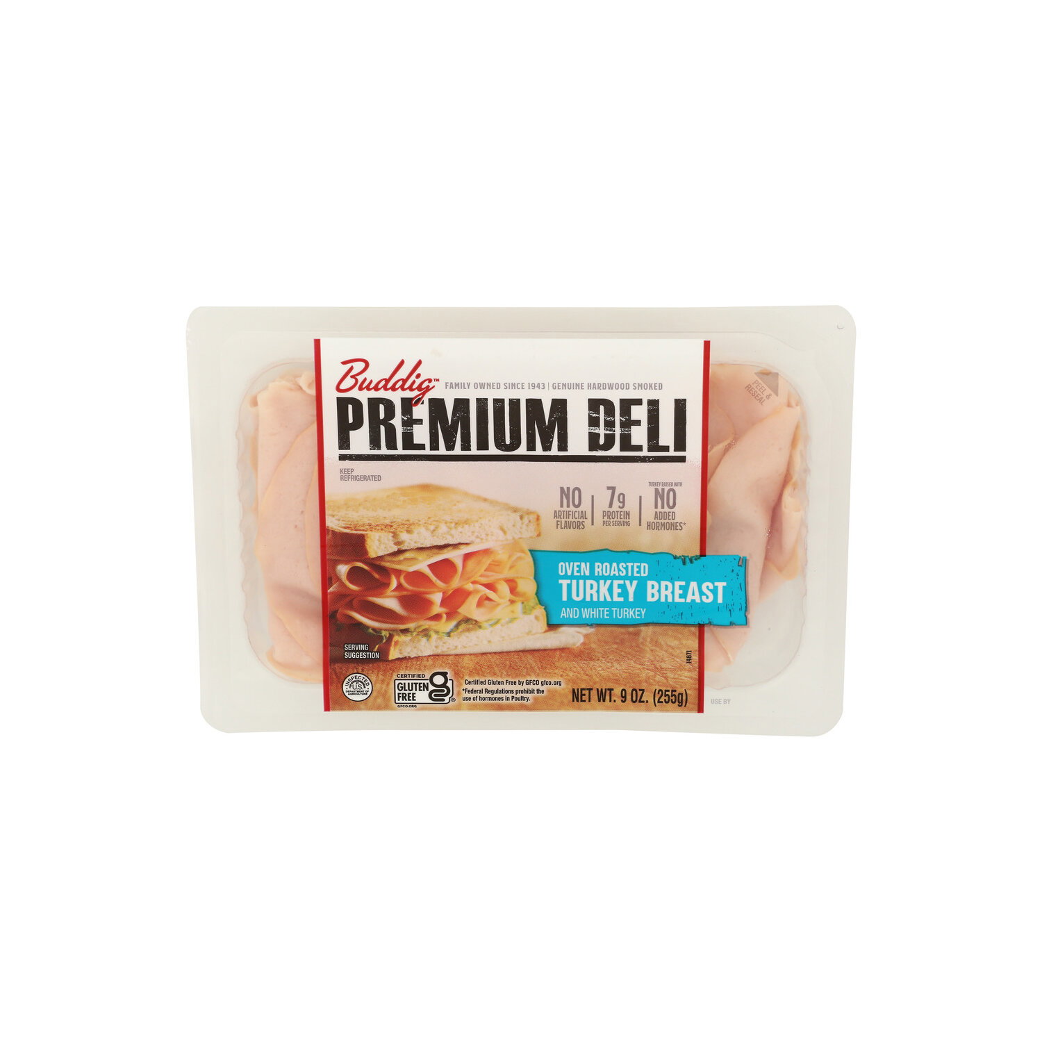Carl Buddig Premium Deli Oven Roasted Turkey Breast - 9 Ounce Image 1 of 4