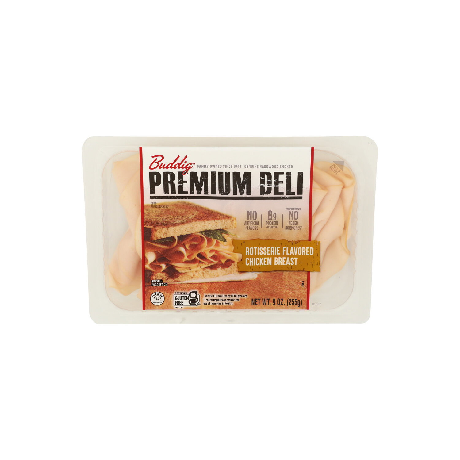 Carl Buddig Premium Deli Rotisserie Flavored Chicken Breast - 9 Ounce Image 1 of 4