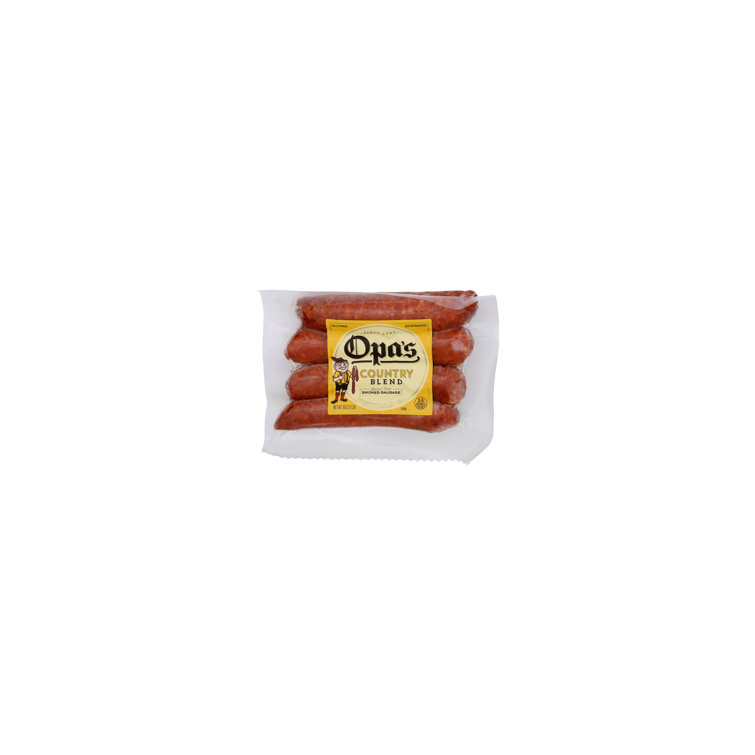 OPA's Country Blend Smoked Sausage - 16 Ounce Image 1 of 4
