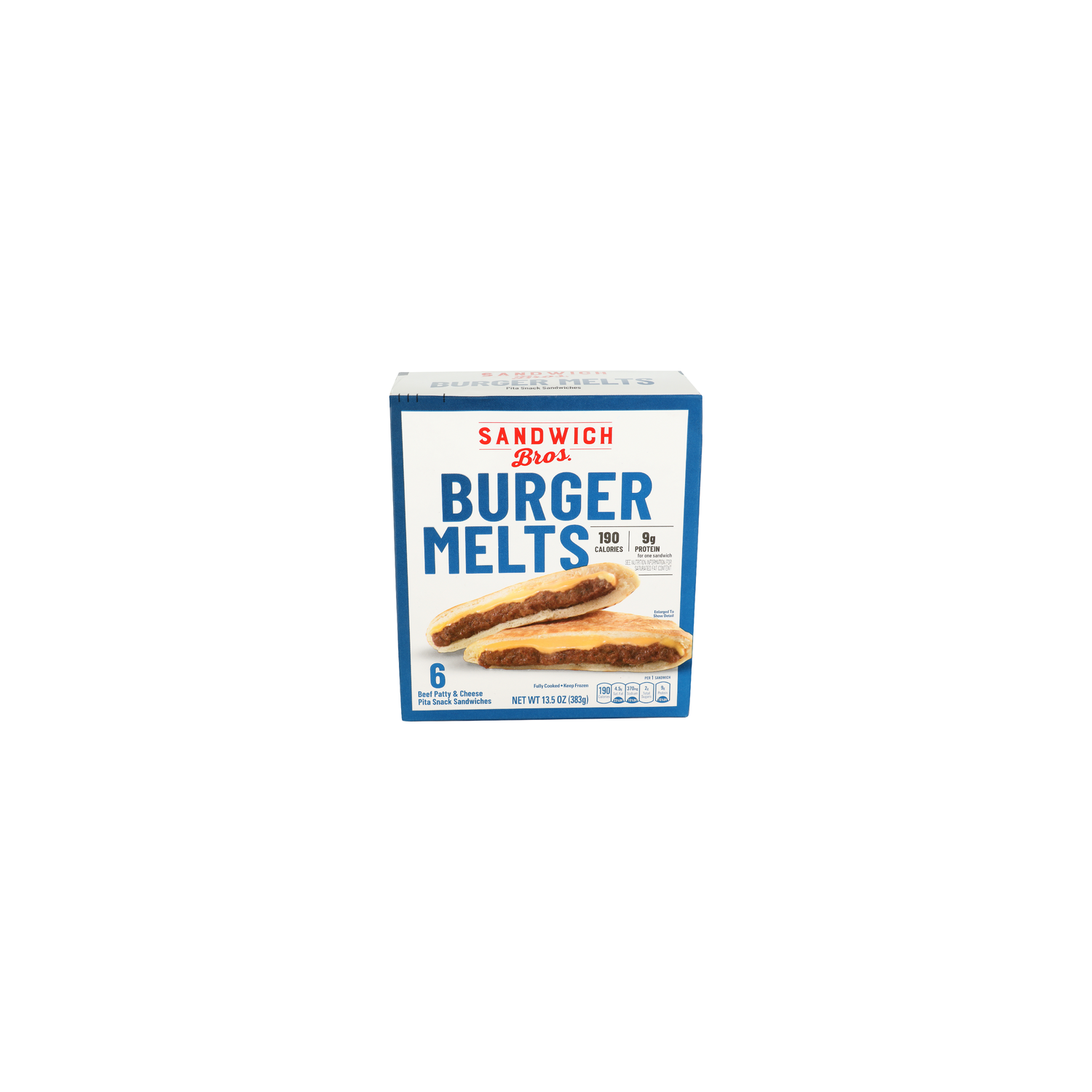 Sandwich BROS. Burger Melts - 2.25 Ounce - 6 Count Image 1 of 4