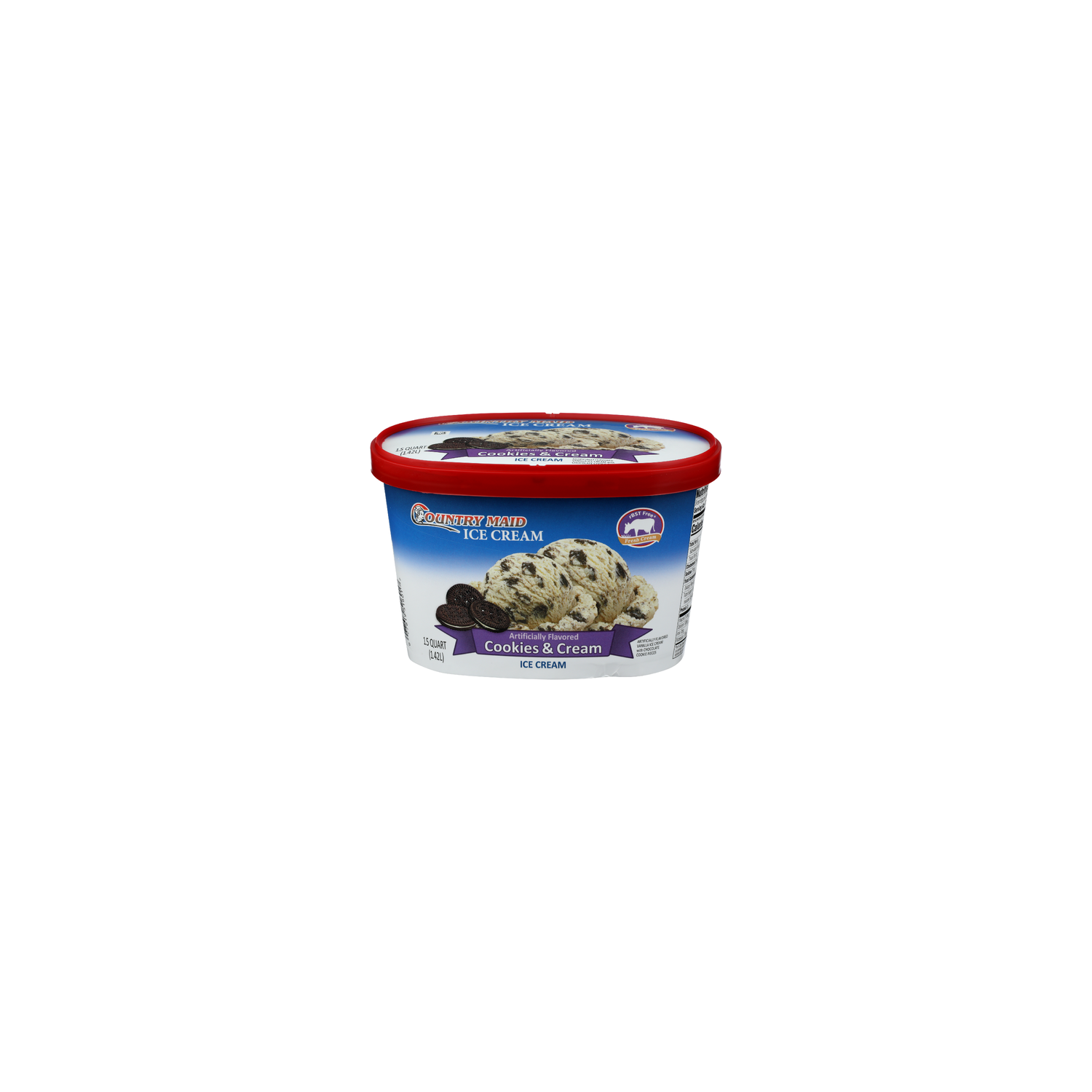 Country Maid Cookies & Cream Ice - 1.5 Quart Image 1 of 4