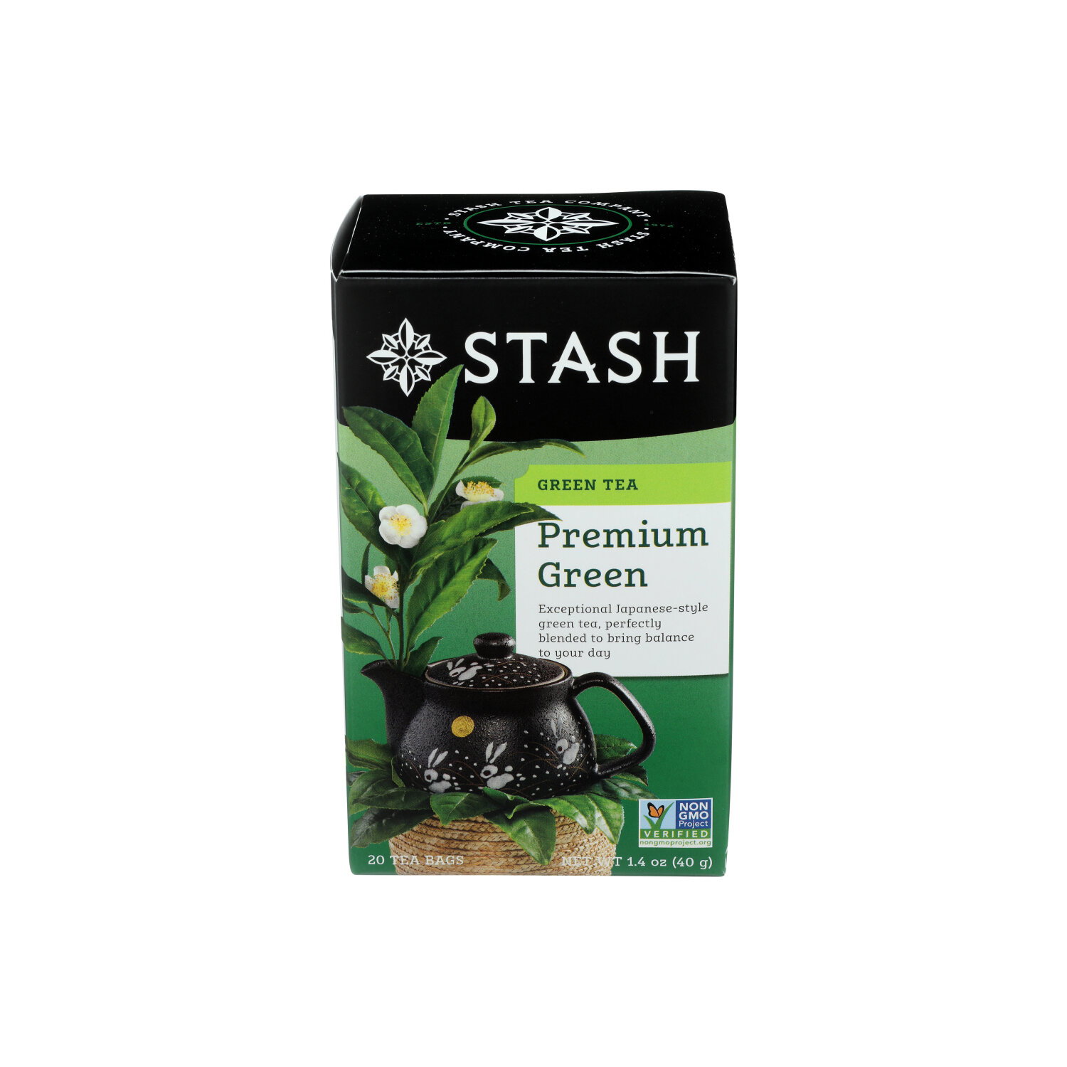 Stash Tea Premium Green - 0.07 Ounce - 20 Count Image 1 of 3