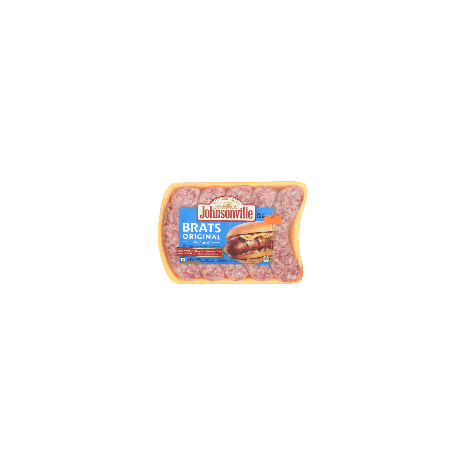 Johnsonville Brats Original Bratwurst - 19 Ounce Image 1 of 4