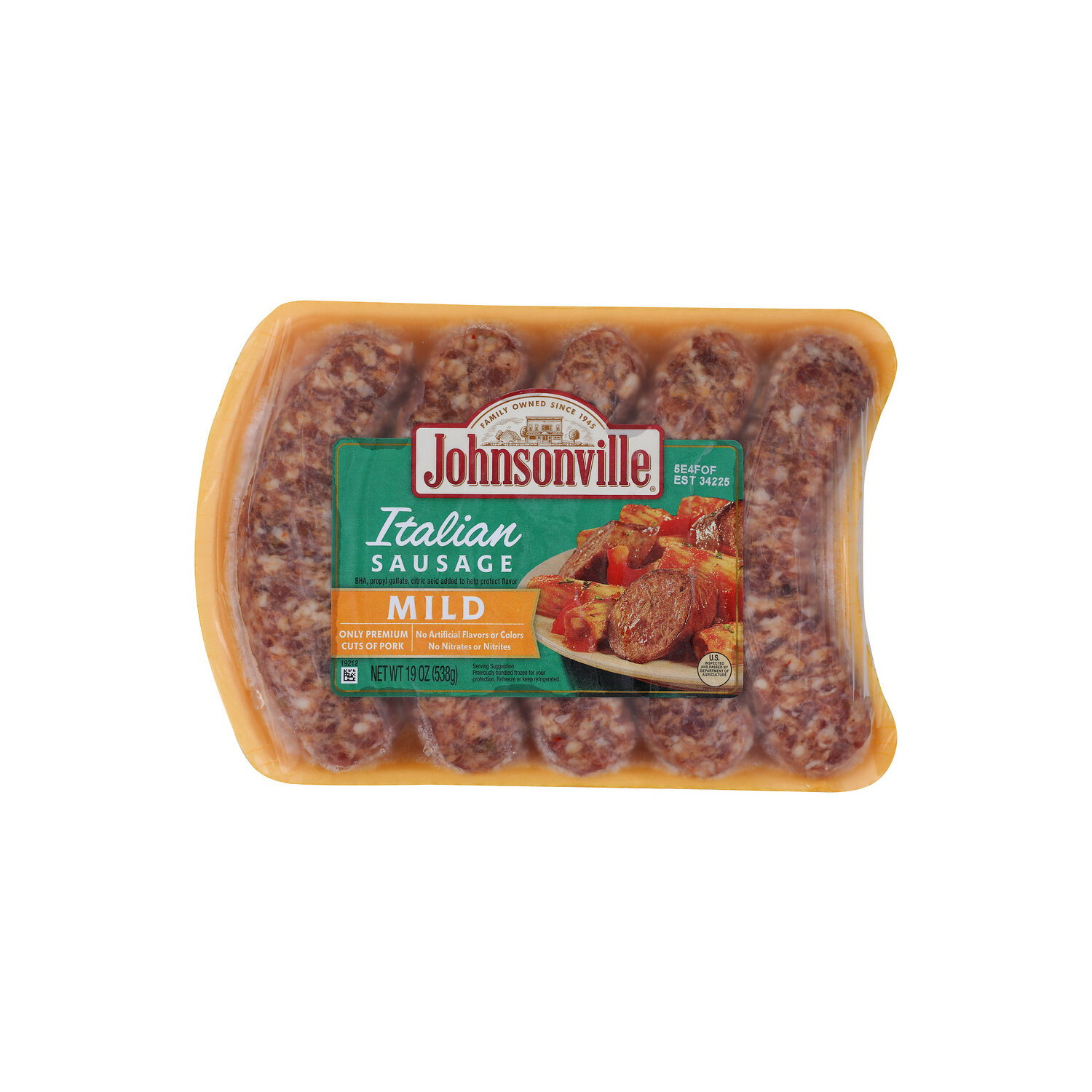 Johnsonville Sausage, Italian, Mild - 19 Ounce Image 1 of 4
