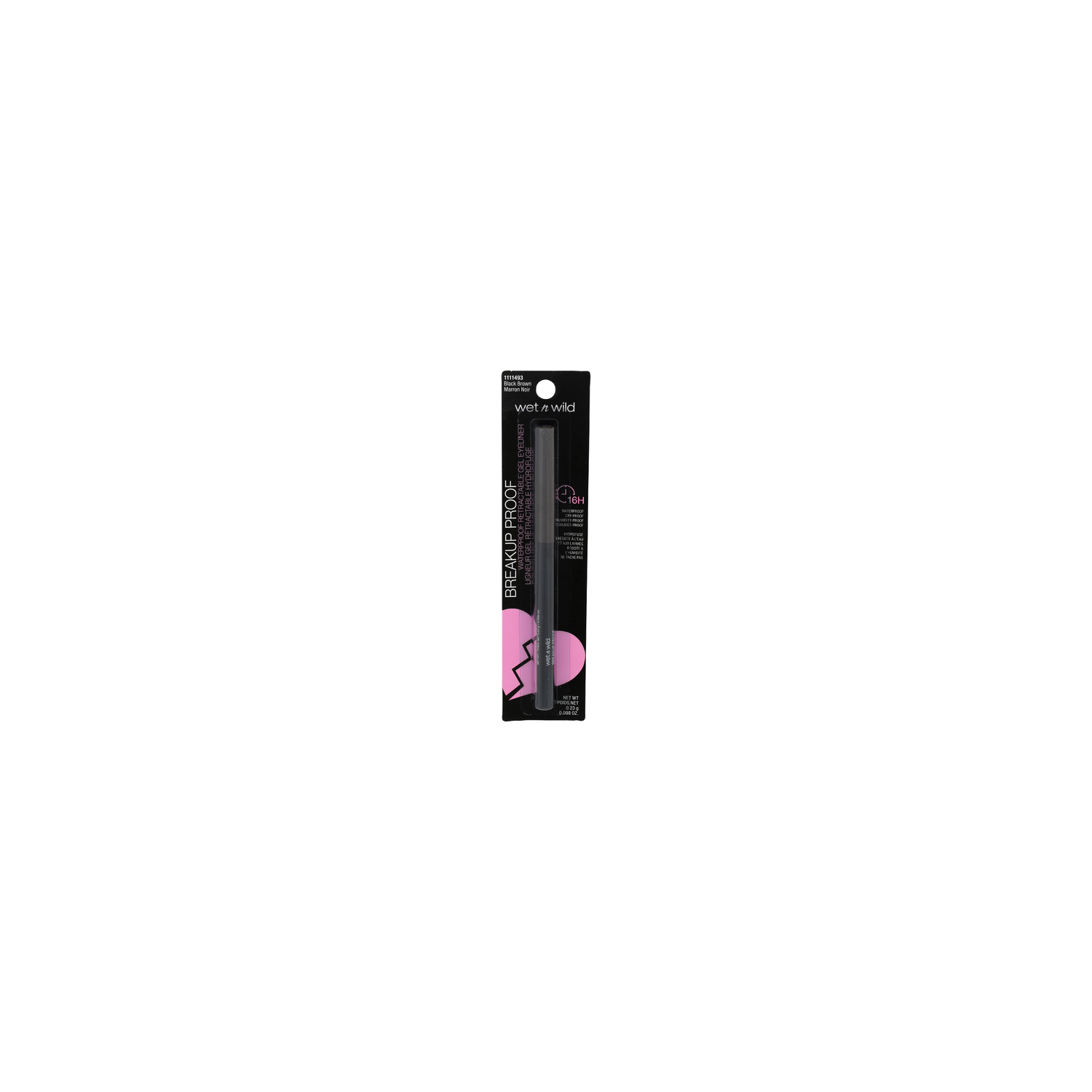 Wet N Wild 1111493 Black Brown Breakup Proof Waterproof Retractable Gel Eyeliner - 0.01 Ounce Image 1 of 3