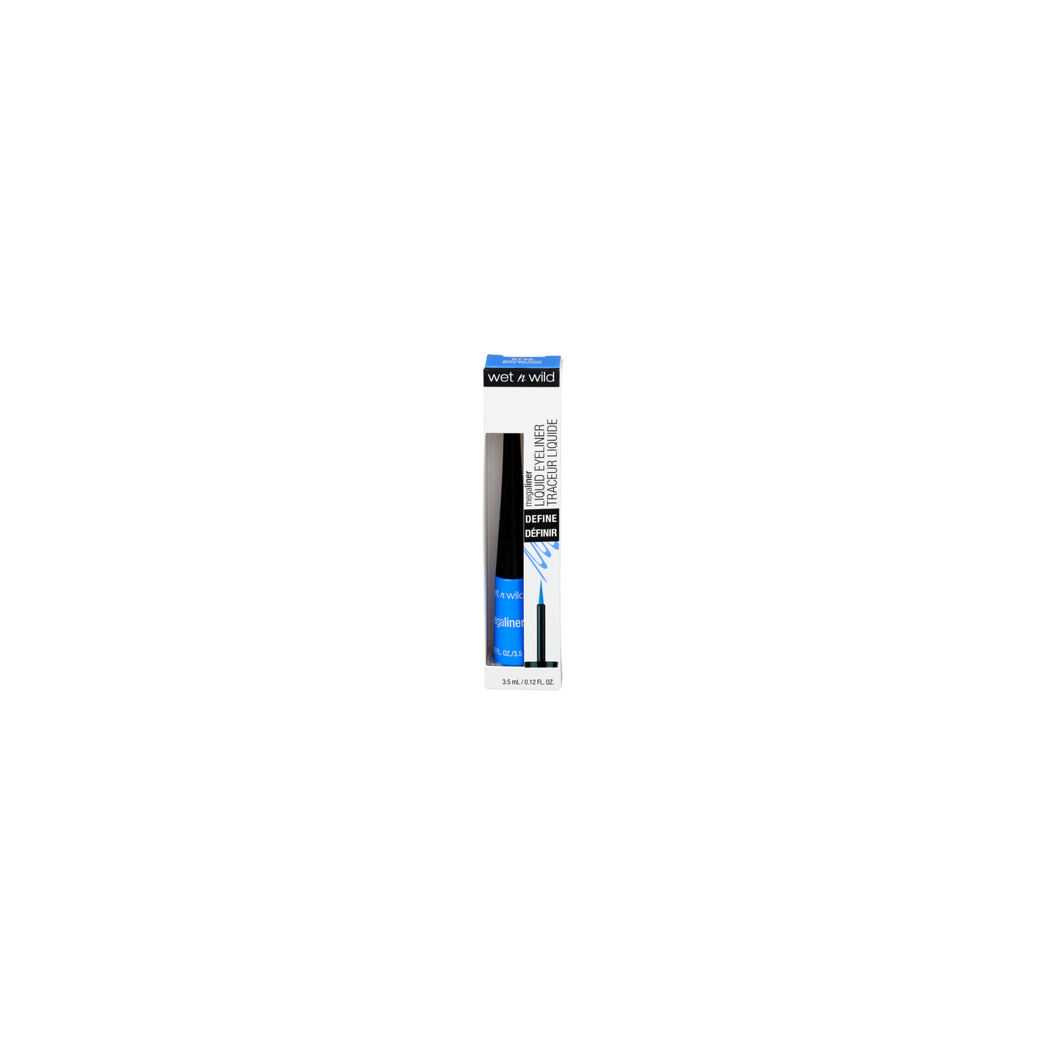 Wet N Wild 873A Voltage Blue Megaliner Liquid Eyeliner - 3.5 ml Image 1 of 3
