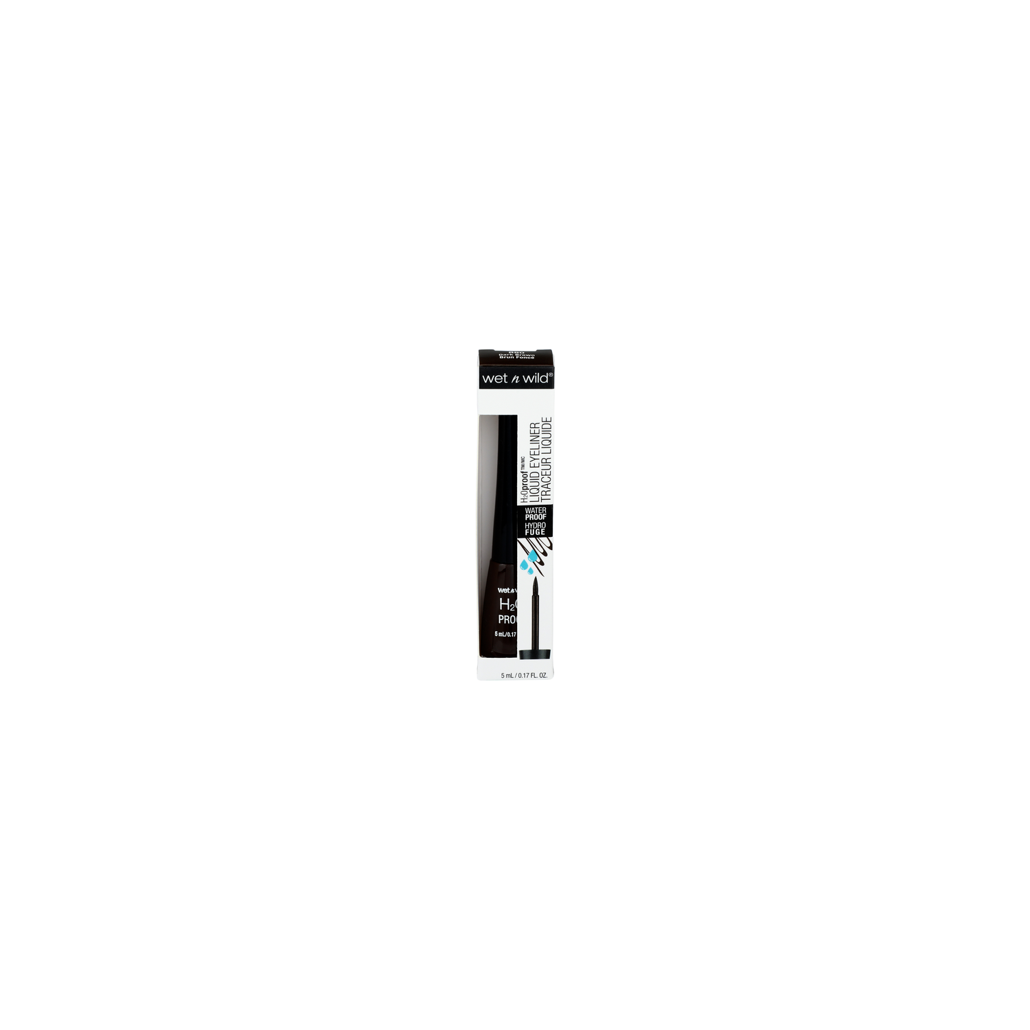 Wet N Wild 880 Dark Brown H₂oproof Liquid Eyeliner - 5 ml Image 1 of 3